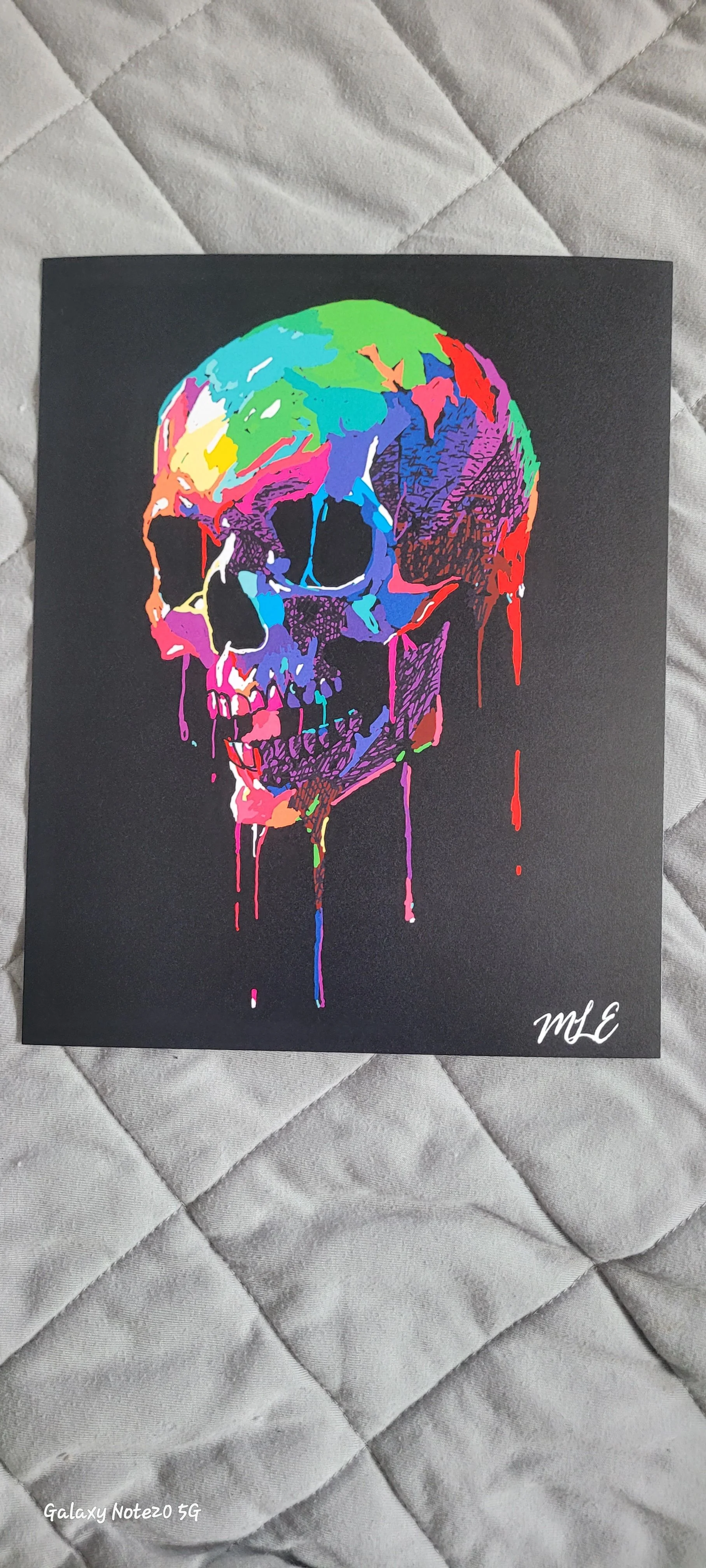 Melting Skull Print