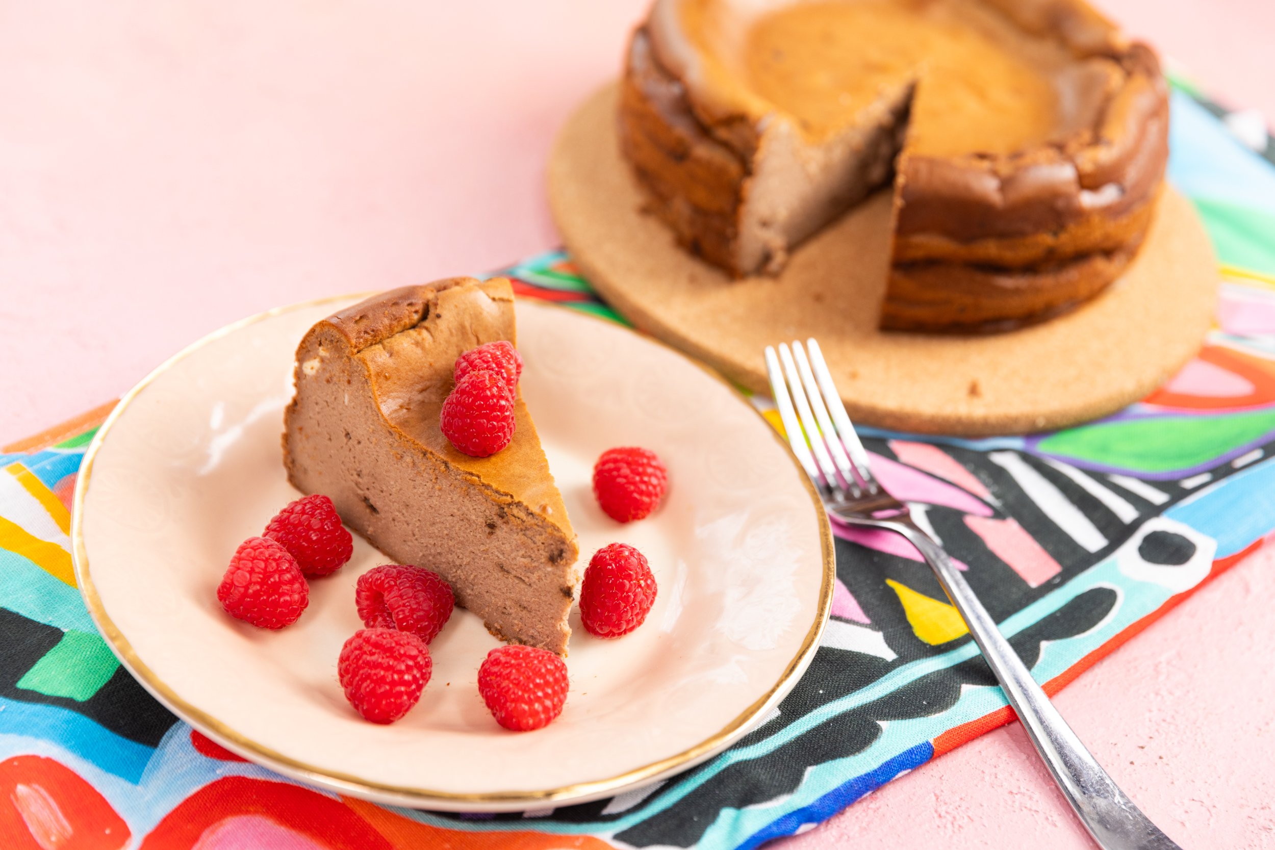 Basque Chocolate Cheese Cake