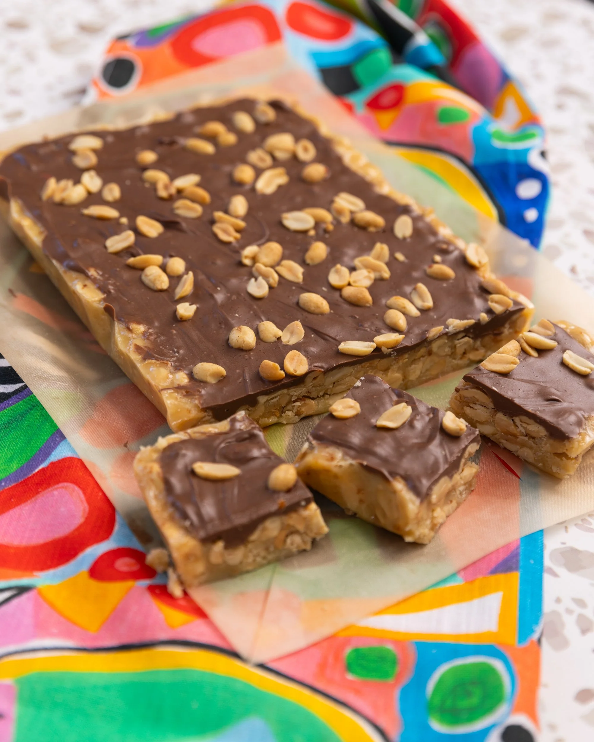 Peanut Caramel Slice