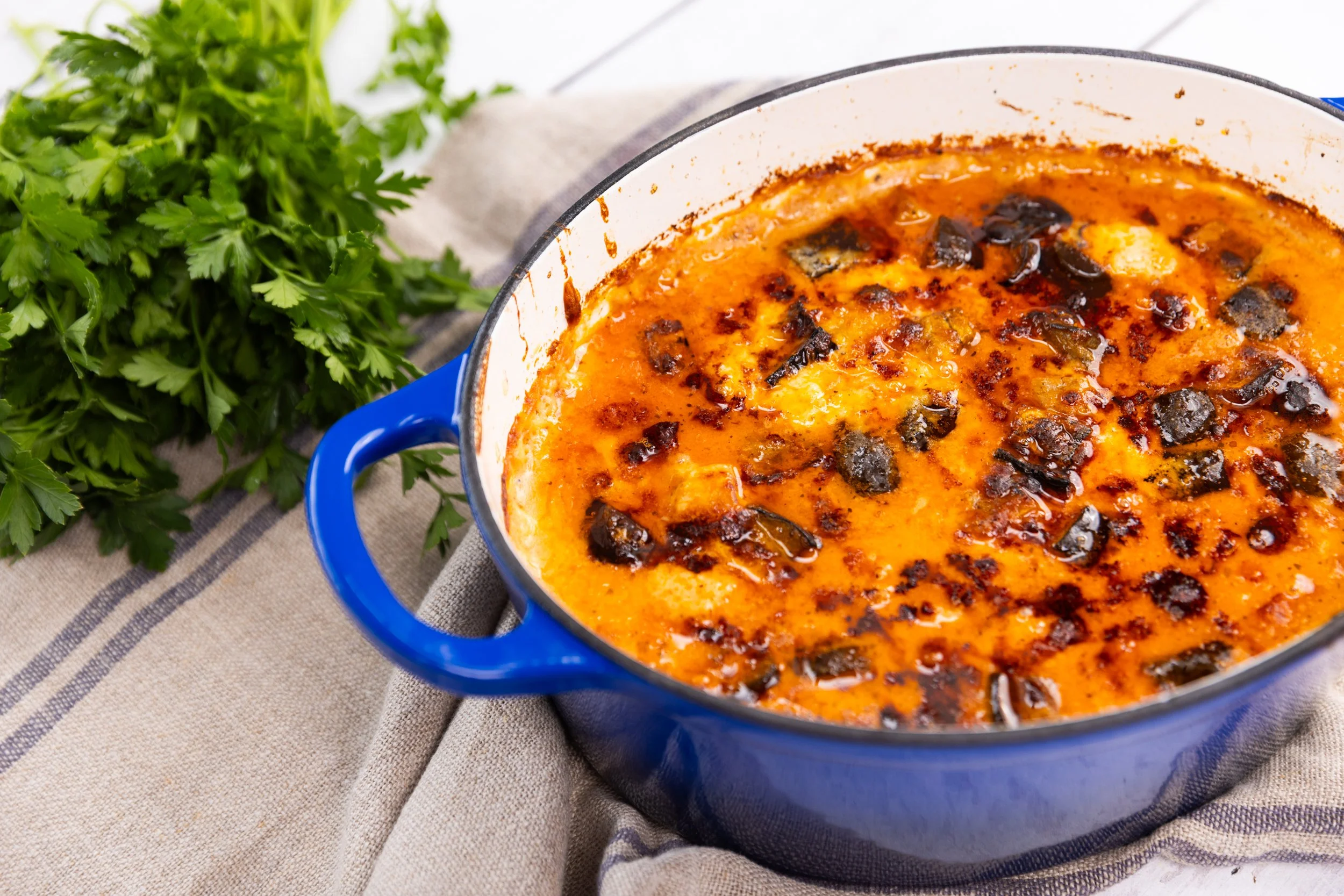 Cheats Moussaka with Bechamel Sauce