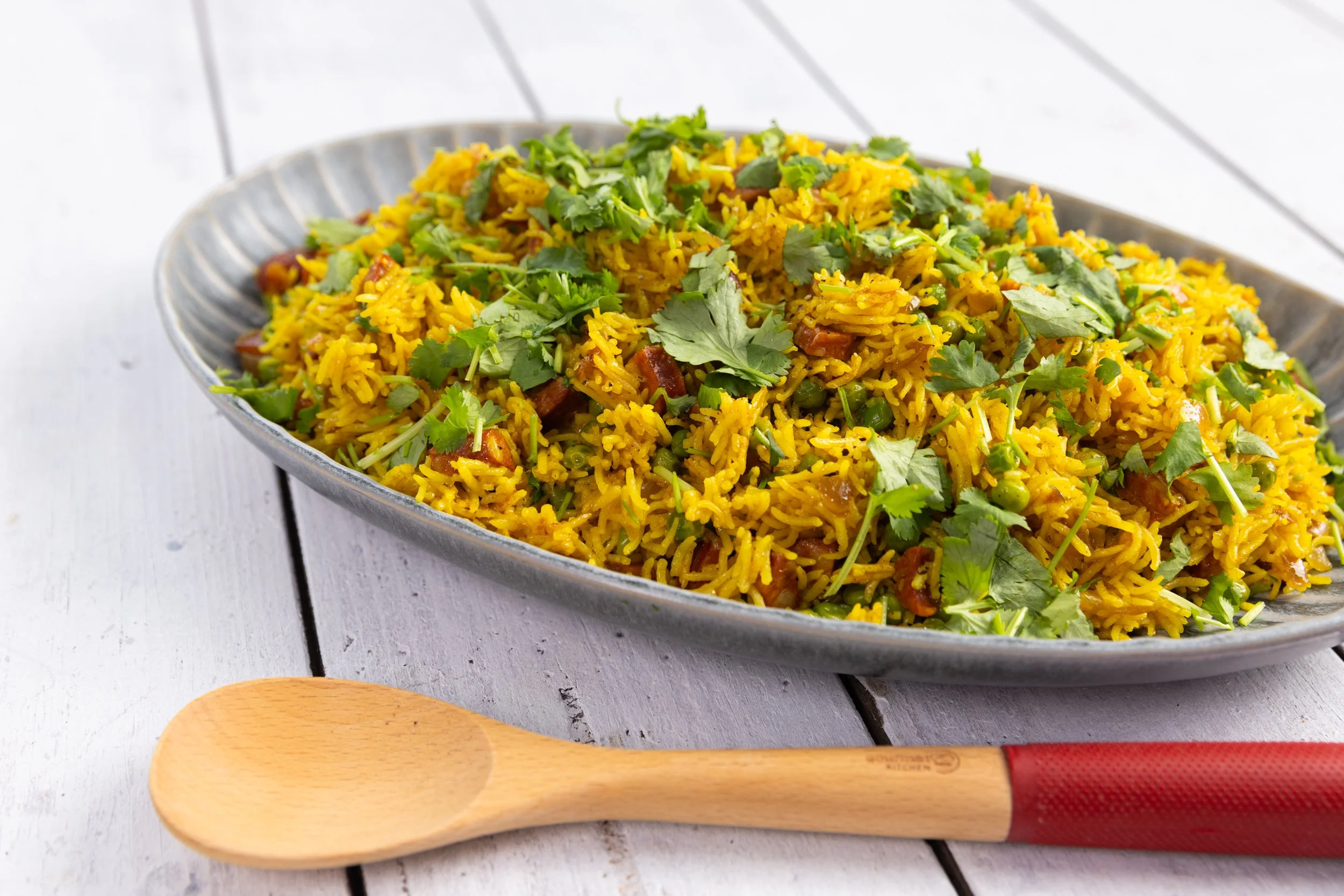 Spicy Sausage Pilaf
