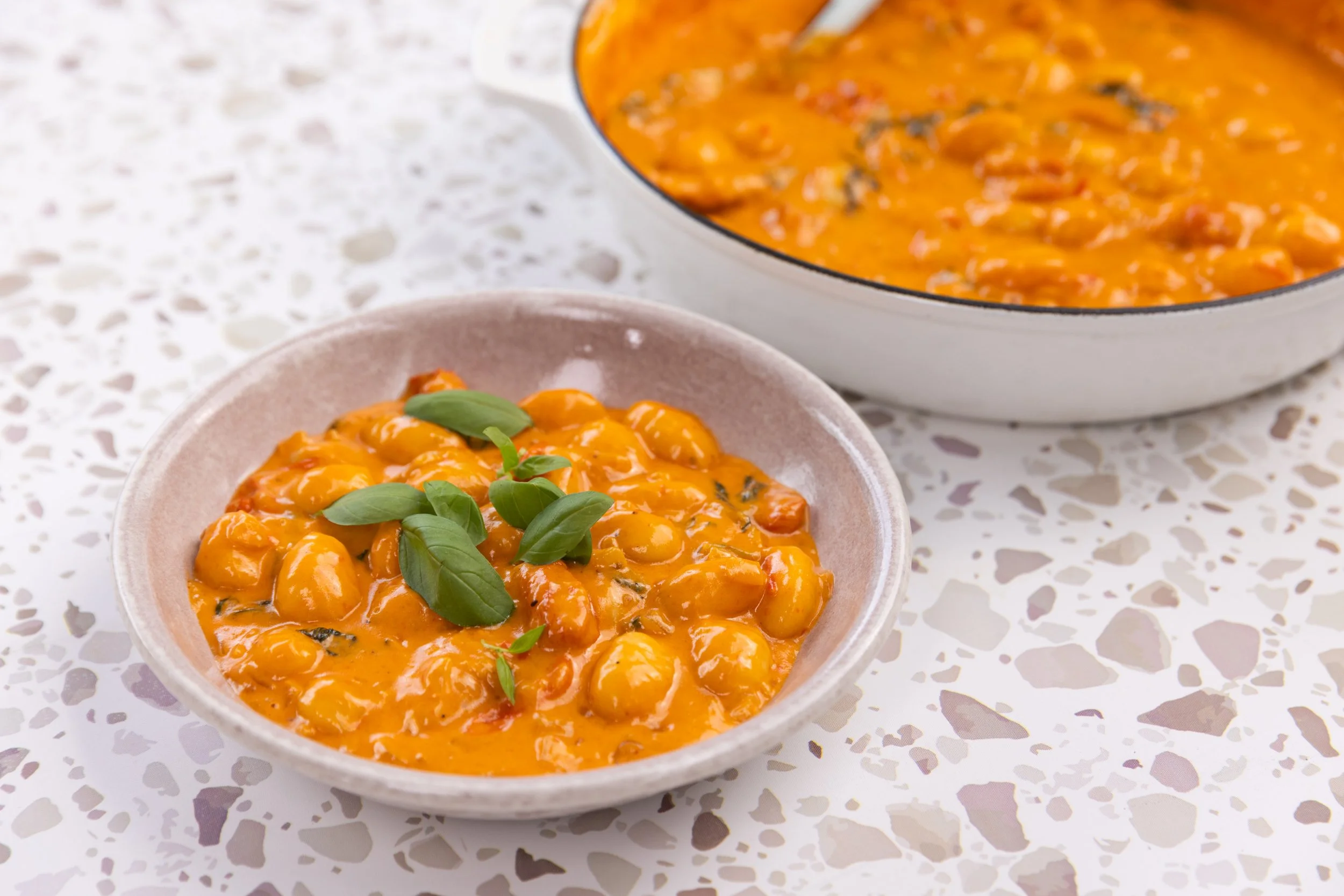 Speedy Creamy Tomato Gnocchi