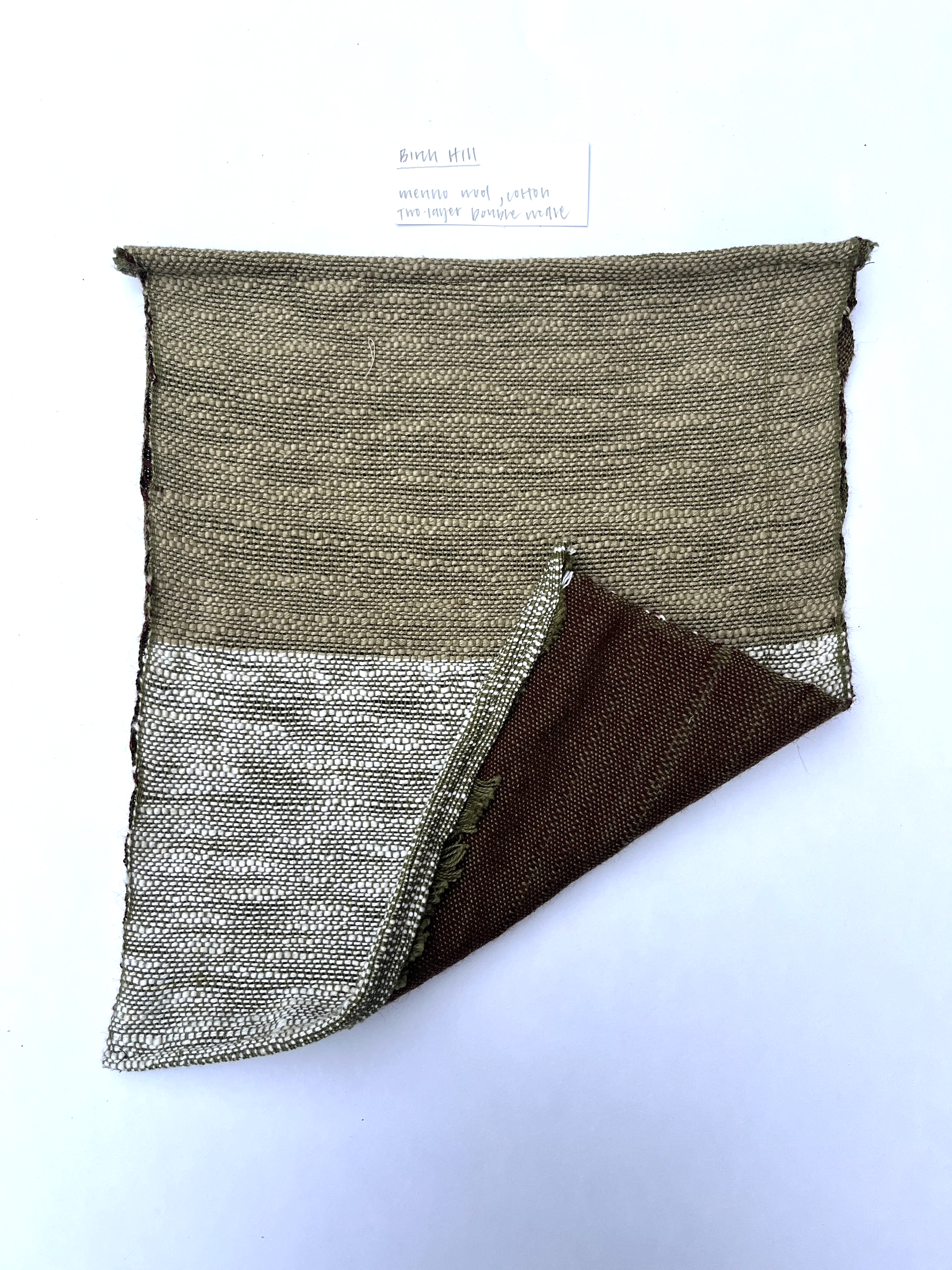 Birch Hill:
cotton & merino wool, 12 x 15 inches, 2025