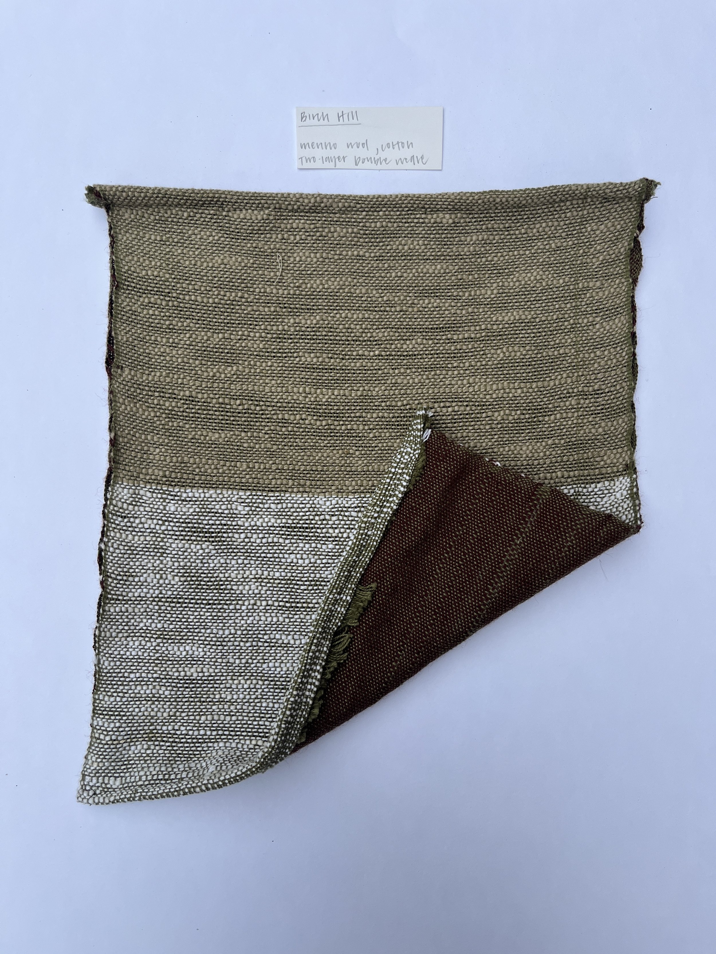 Birch Hill:
cotton & merino wool, 12 x 15 inches, 2025