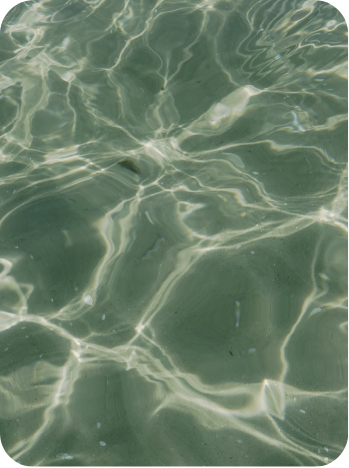 sunlight reflecting on clear water creating wavy patterns