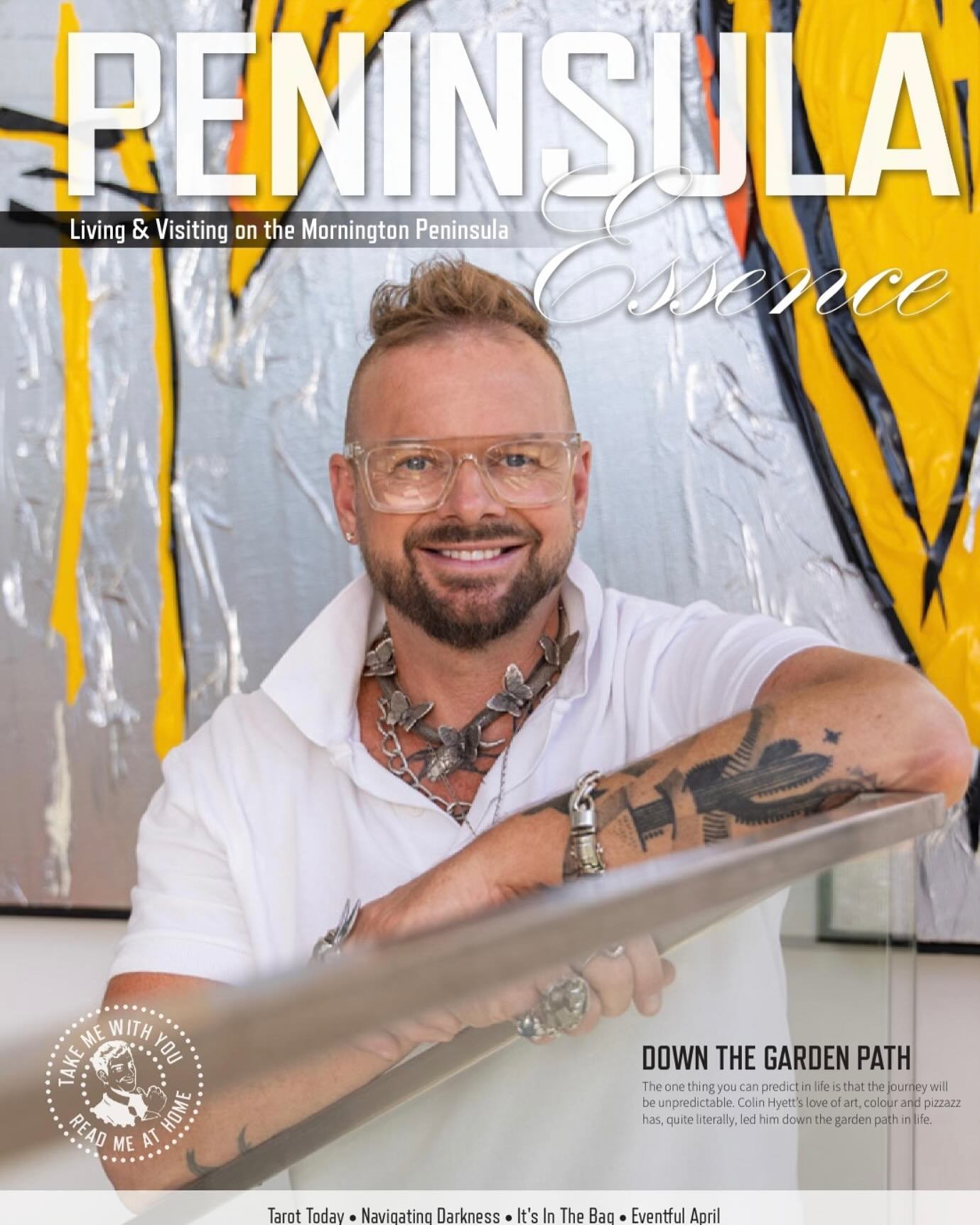 peninsulaessence &hellip;&hellip;&hellip;&hellip;The one thing you can predict in life is that the journey will be unpredictable.

Colin Hyett&rsquo;s love of art, colour and pizzazz has, quite literally, led him down the garden path in life.

@colin