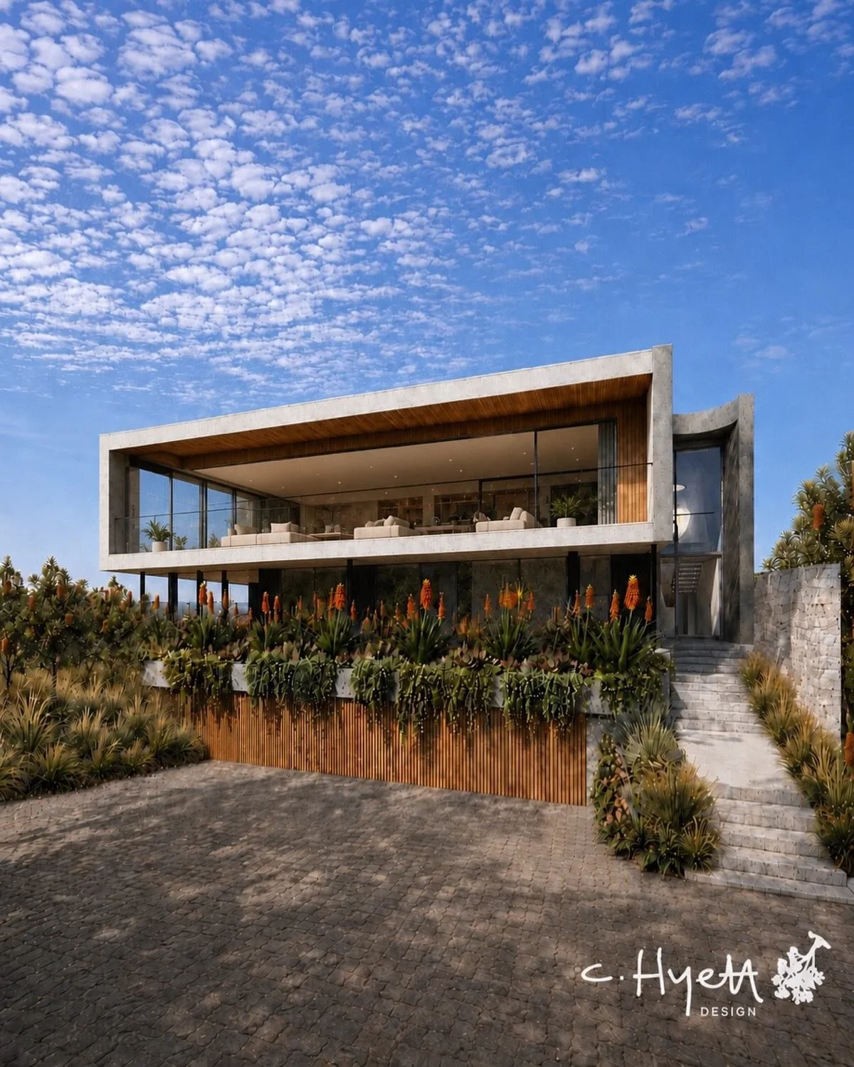 Mid-century lines&hellip; coastal soul&hellip; and a whole lot of CHD wow factor 🌵✨&hellip;.. Colin hyett design artist impression&hellip;. ✍️

Designed for the coastline of Mount Eliza, this contemporary Australian beach house has been layered with