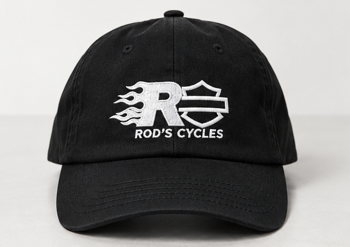 Rod’s Black Embroidered Hat