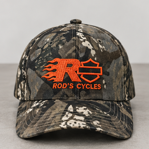 Rod’s Camo Embroidered Hat