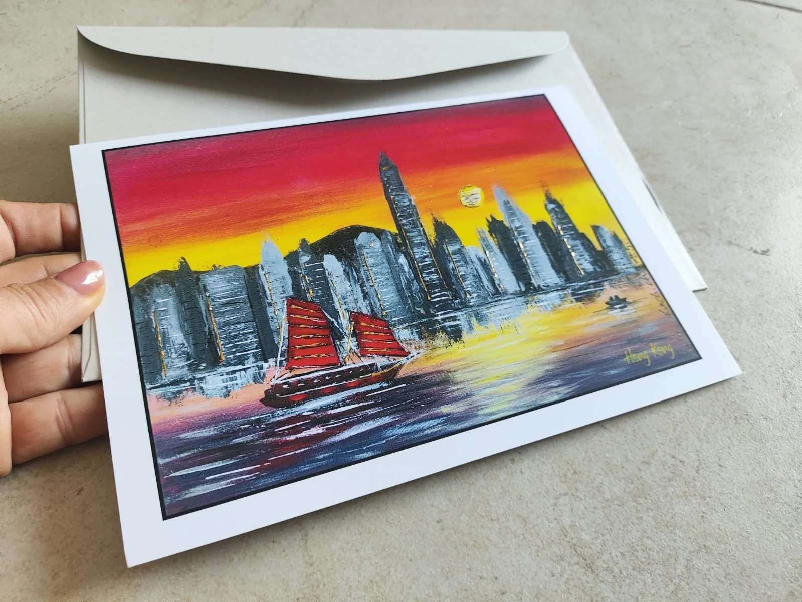 sunset hk with envelope.jpeg