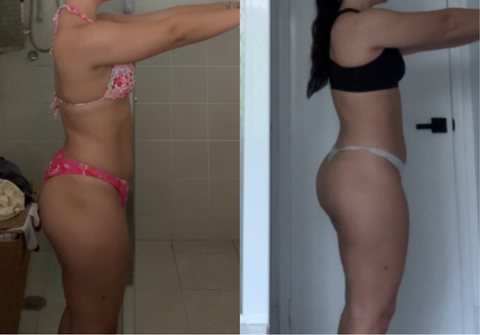 8 weeks - increasing maintenance from 1500 to now 2000 cals