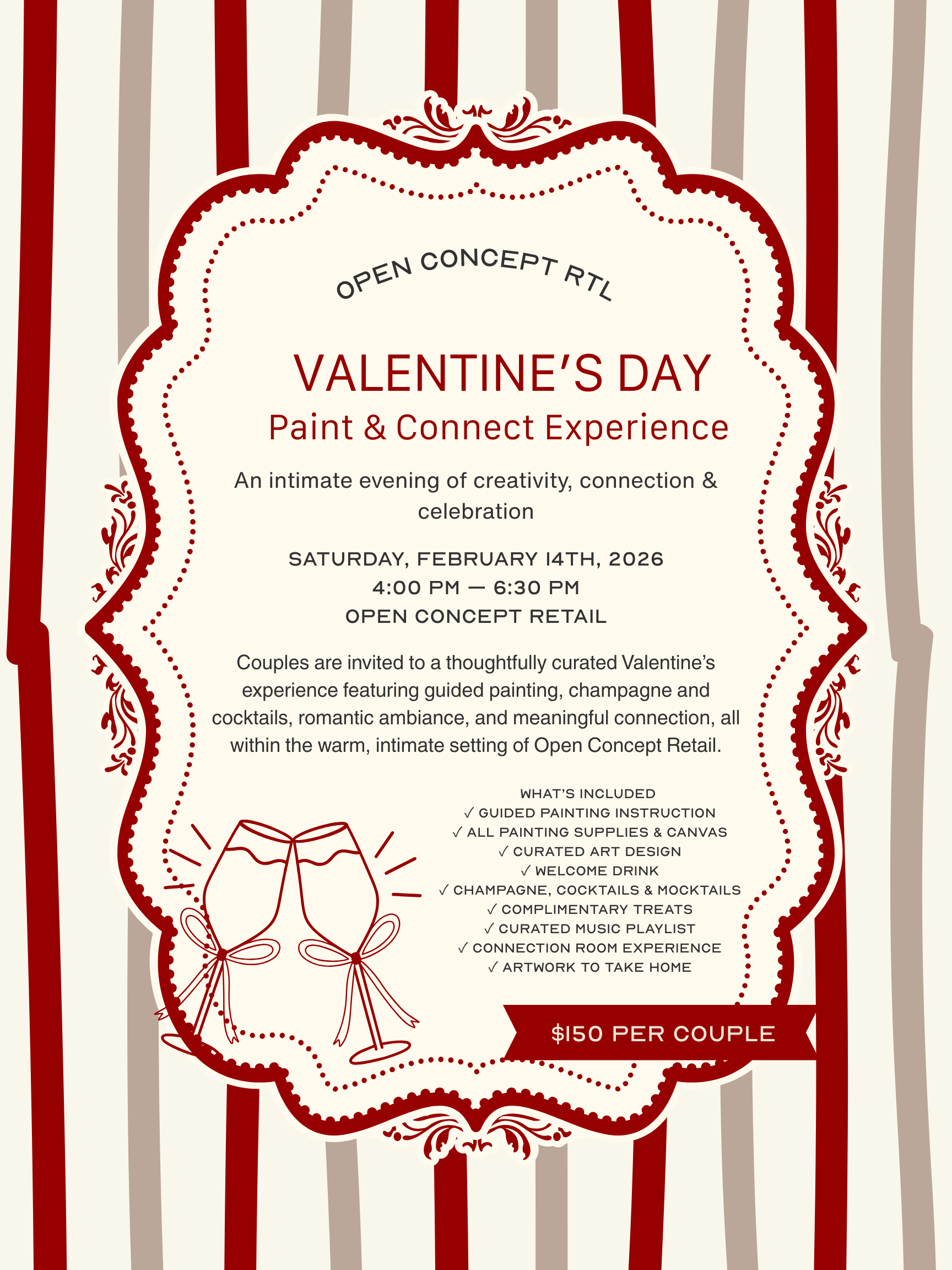 Valentine’s Day Paint & Connect Experience