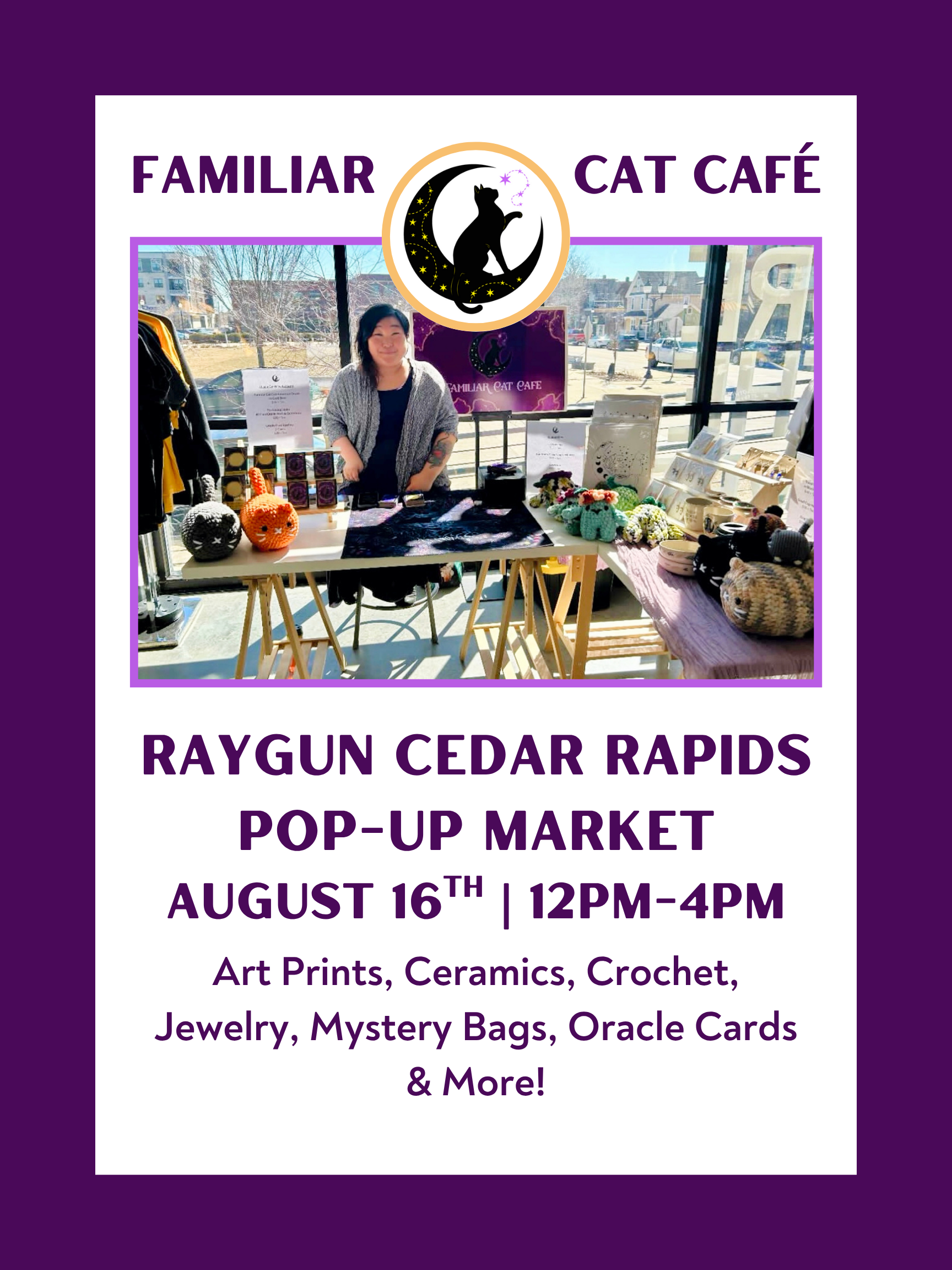 Familiar Cat Café at RAYGUN