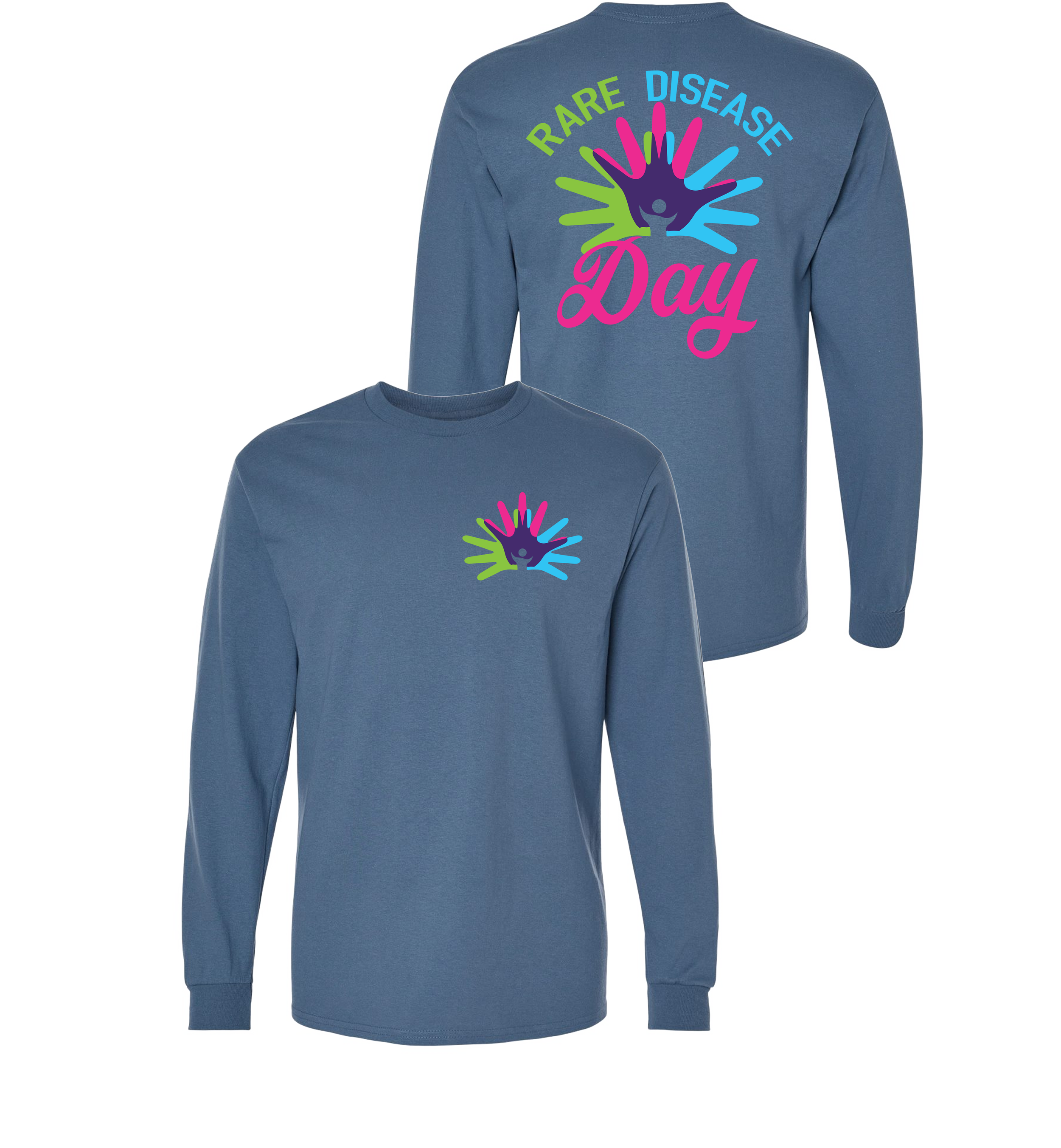 Rare Disease Day on Long Sleeve T=Shirt