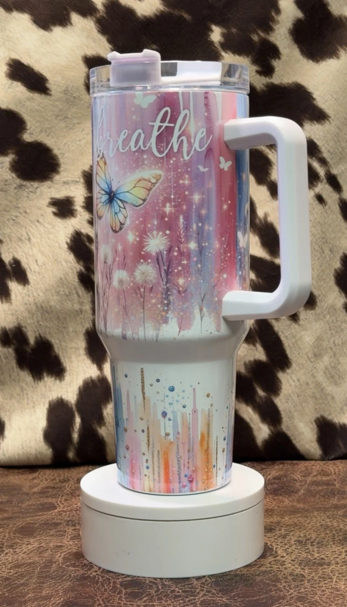 Just Breathe 40 oz Tumbler