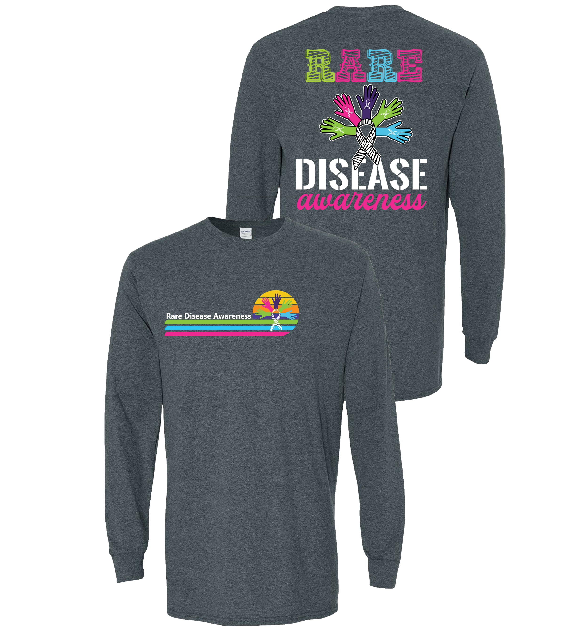 Rare Disease Awareness Mockup on Dark Heather Grey LS.png