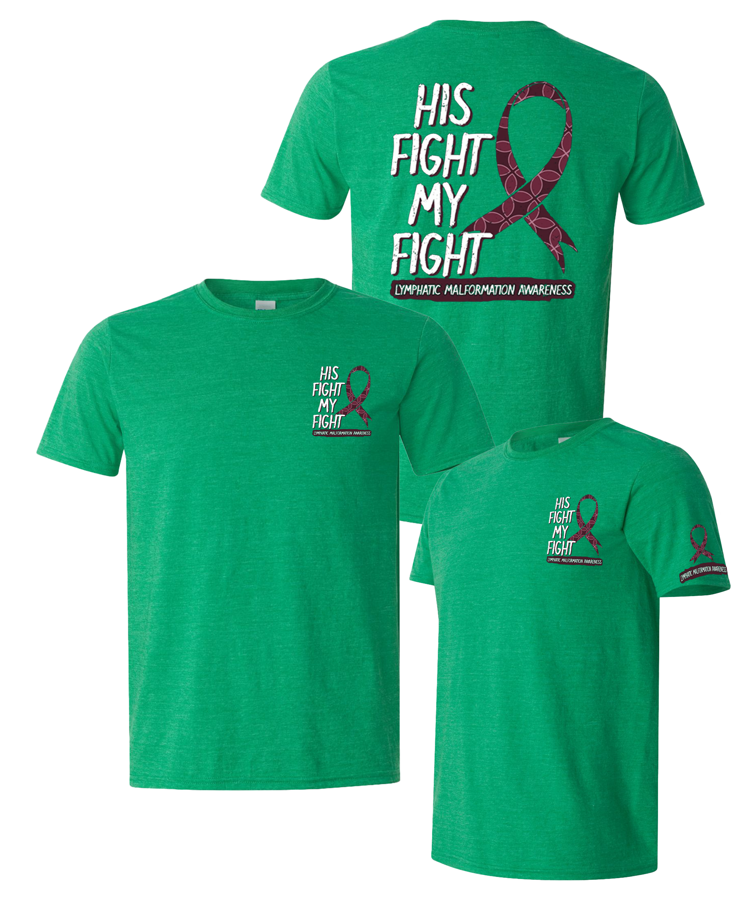 His Fight My Fight on Short Sleeve T-Shirt