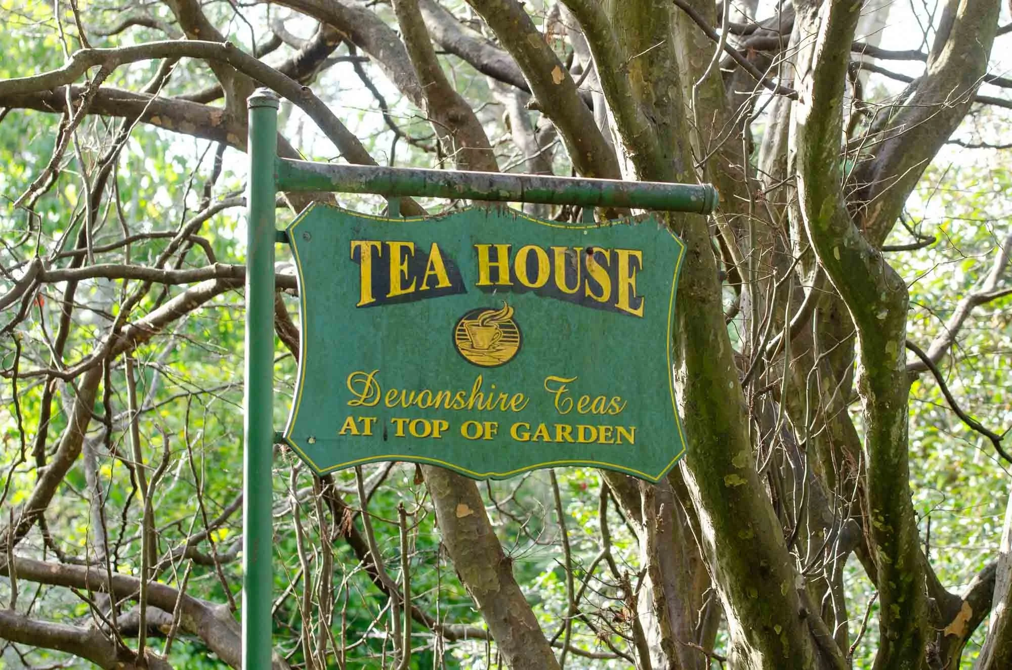 Tea House sign
