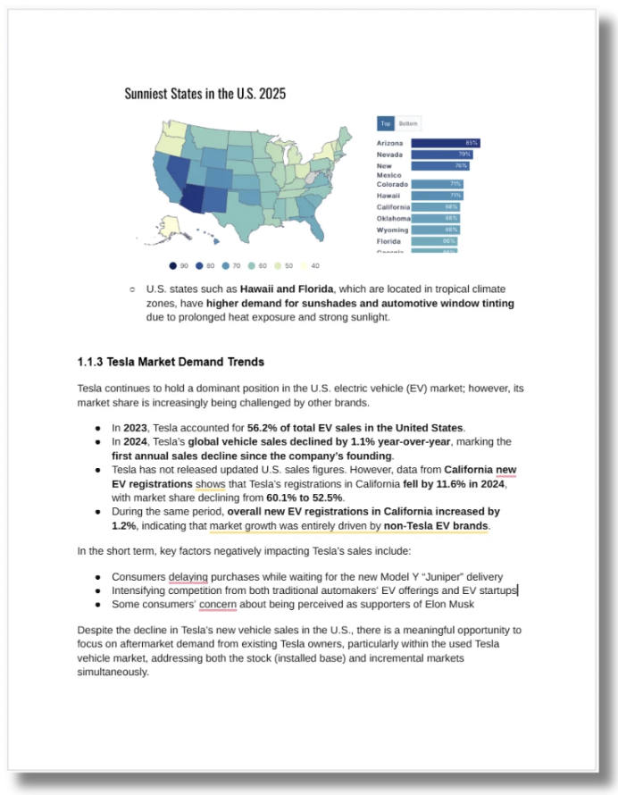 Analysis of U.S. electric vehicle market demand, including Tesla sales statistics and factors impacting EV consumer behavior.