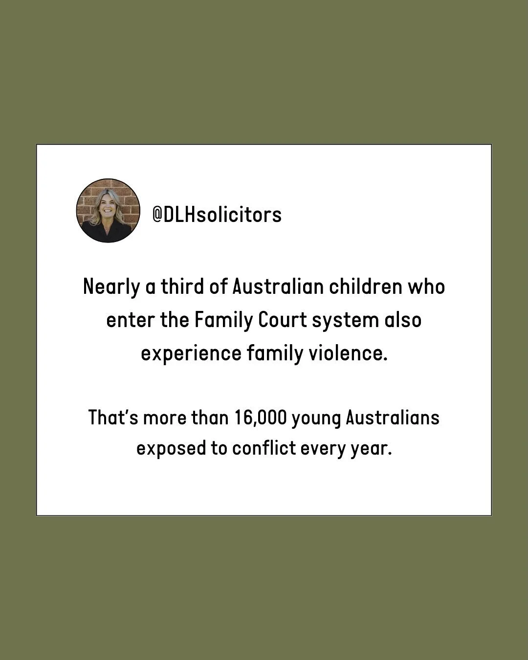 It&rsquo;s shocking to think that more than 16,000 children who enter the Family Court each year are living with family violence.

That&rsquo;s why we wholeheartedly support the Federal Circuit &amp; Family Court&rsquo;s new Children&rsquo;s Charter 