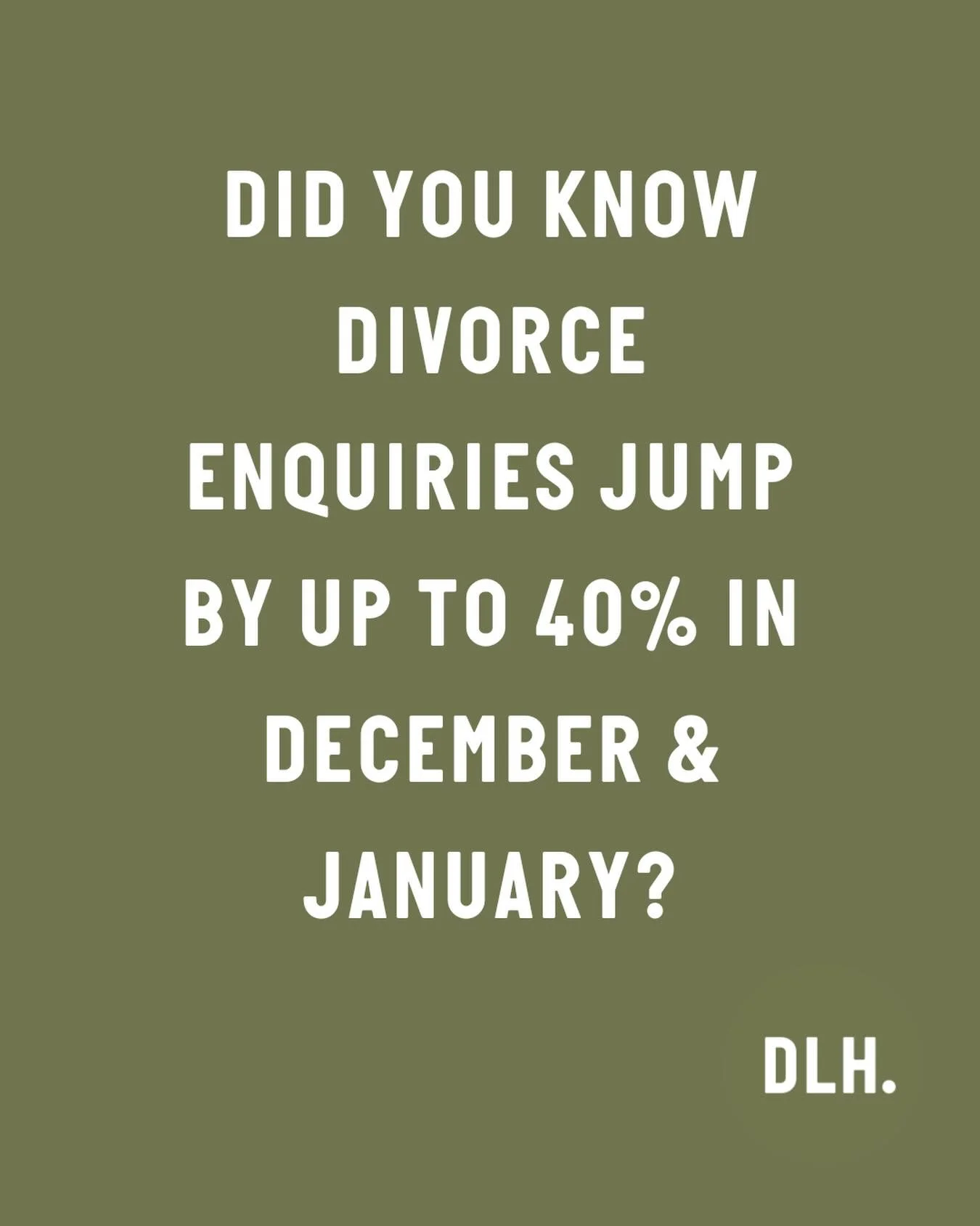 The post-festive season can be a time of clarity &amp; sometimes, difficult decisions.

If separation is on your mind, taking a moment to understand your options can make the next steps feel less overwhelming.

Our separation checklist (link in bio) 