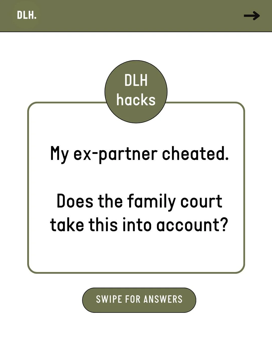 Cheating during a marriage? Not relevant in family court proceedings&hellip;

Swipe to find out why the Australian Family Court doesn&rsquo;t care about who cheated (and who didn&rsquo;t) during family law proceedings &ndash; and why these details do