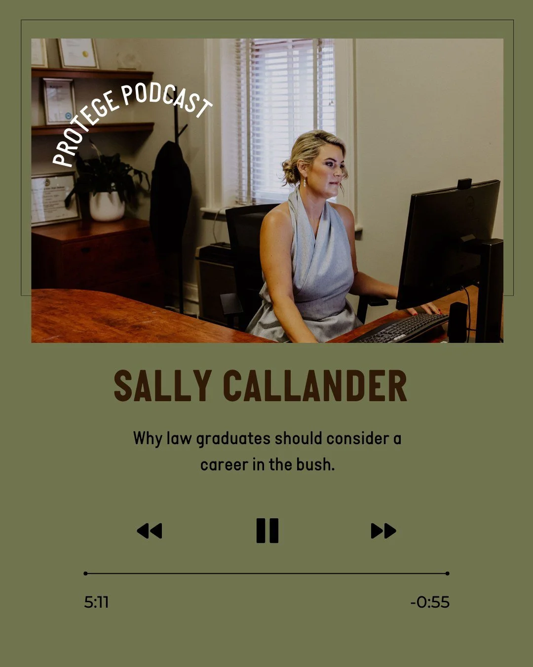 In our podcasting era&hellip;

We&rsquo;re so excited for the release of our conversation with the Prot&eacute;g&eacute; Podcast - @lawyers_weekly podcast dedicated to law students &amp; graduates across the country.

Listen to the full podcast [link