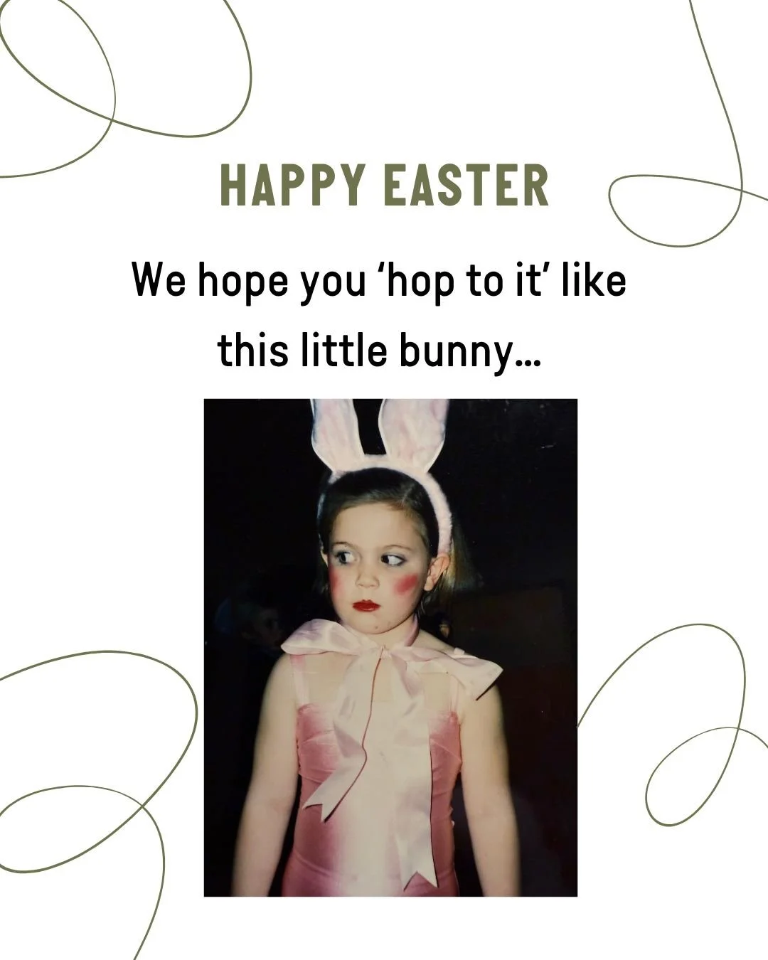 Happy Easter from Sally &amp; the DLH Solicitors&rsquo; team 🐰 A little throwback for your Easter Sunday &ndash; too cute not to share!