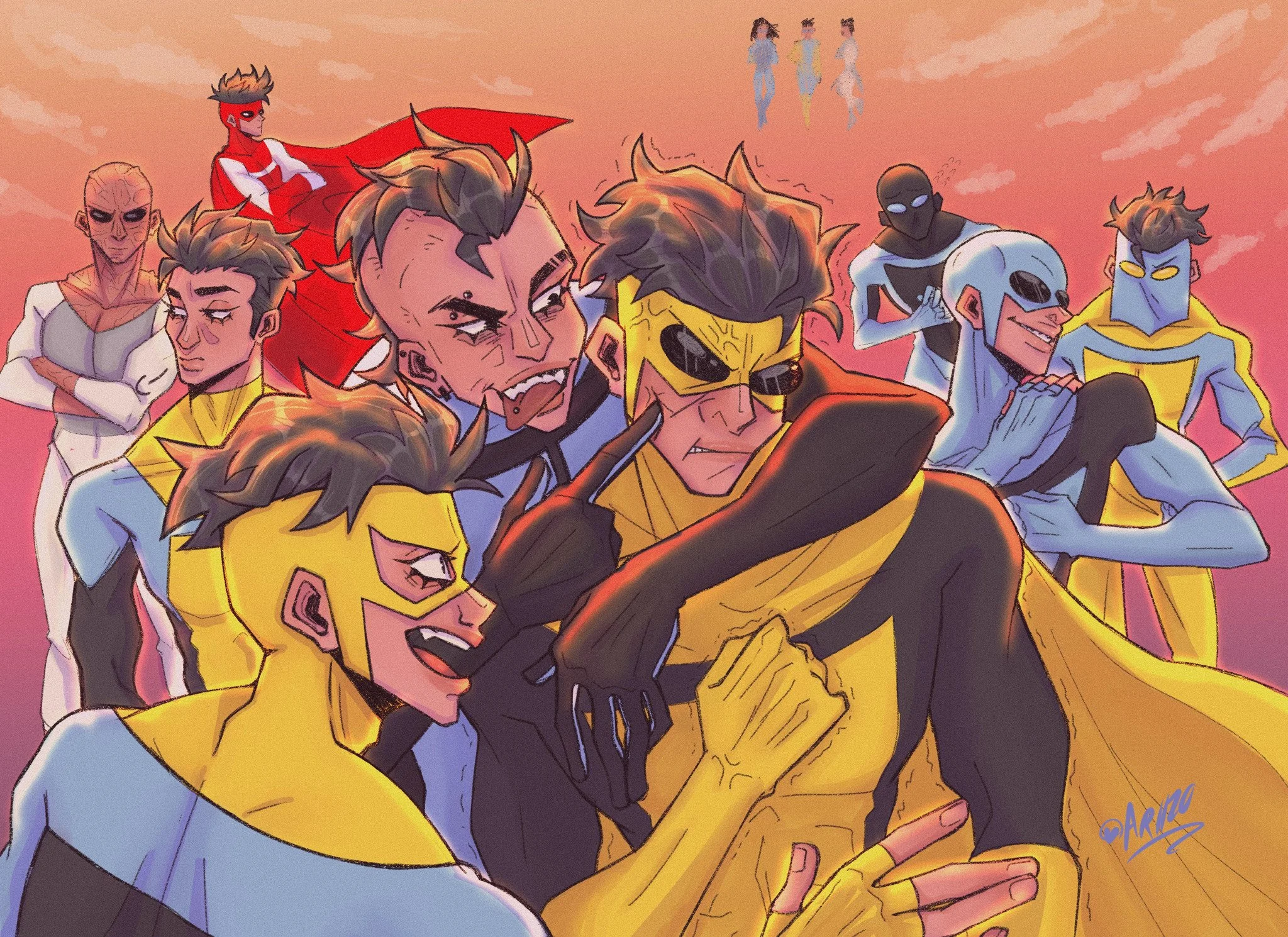 Invincible War Print