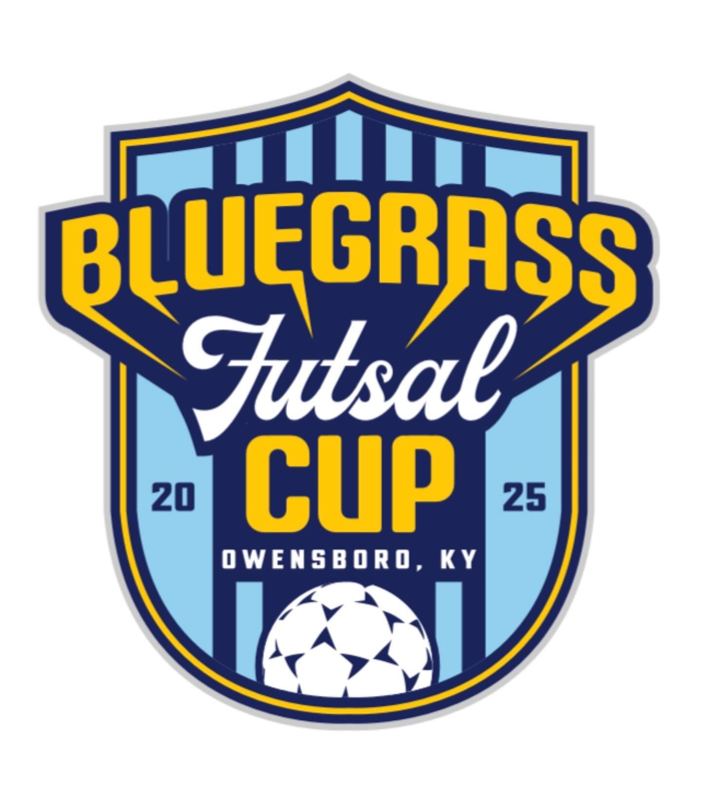 New year, new Logo! 🥶 

Bluegrass Futsal Cup! 

Event Details:

📅 Dates: December 19&ndash;21, 2025
📍 Location: Owensboro Convention Center

Spaces fill quickly, so secure your spot early!

Register link is on our bio page. 🔗 

If you have any qu