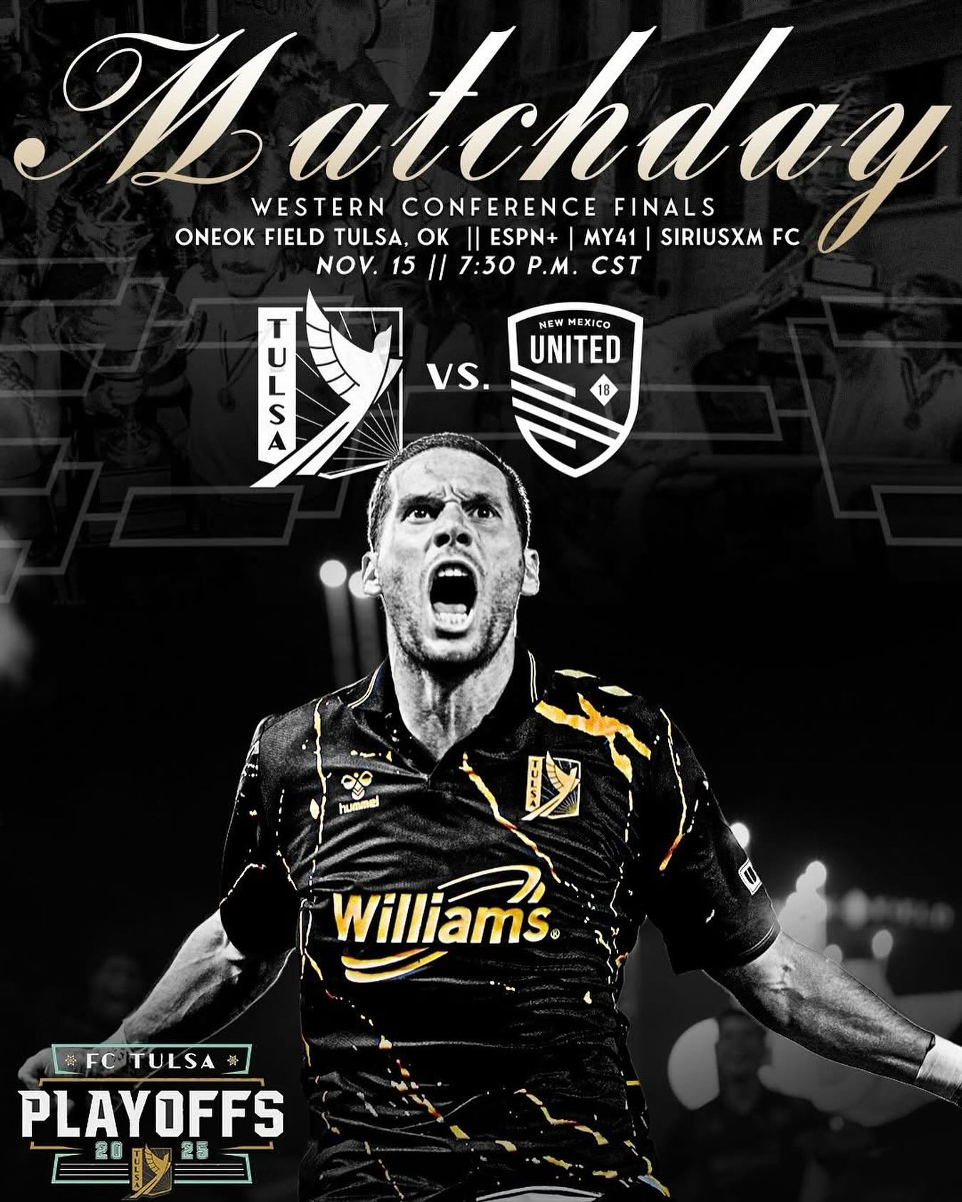 Owensboro&rsquo;s own Luke Stauffer competes for a 🏆 tonight with @fctulsa 

🆚 New Mexico United
🏟️ ONEOK Field
🕖 7:30 P.M. CST
📺 My41, ESPN+
📻 SiriusXM FC Ch. 157