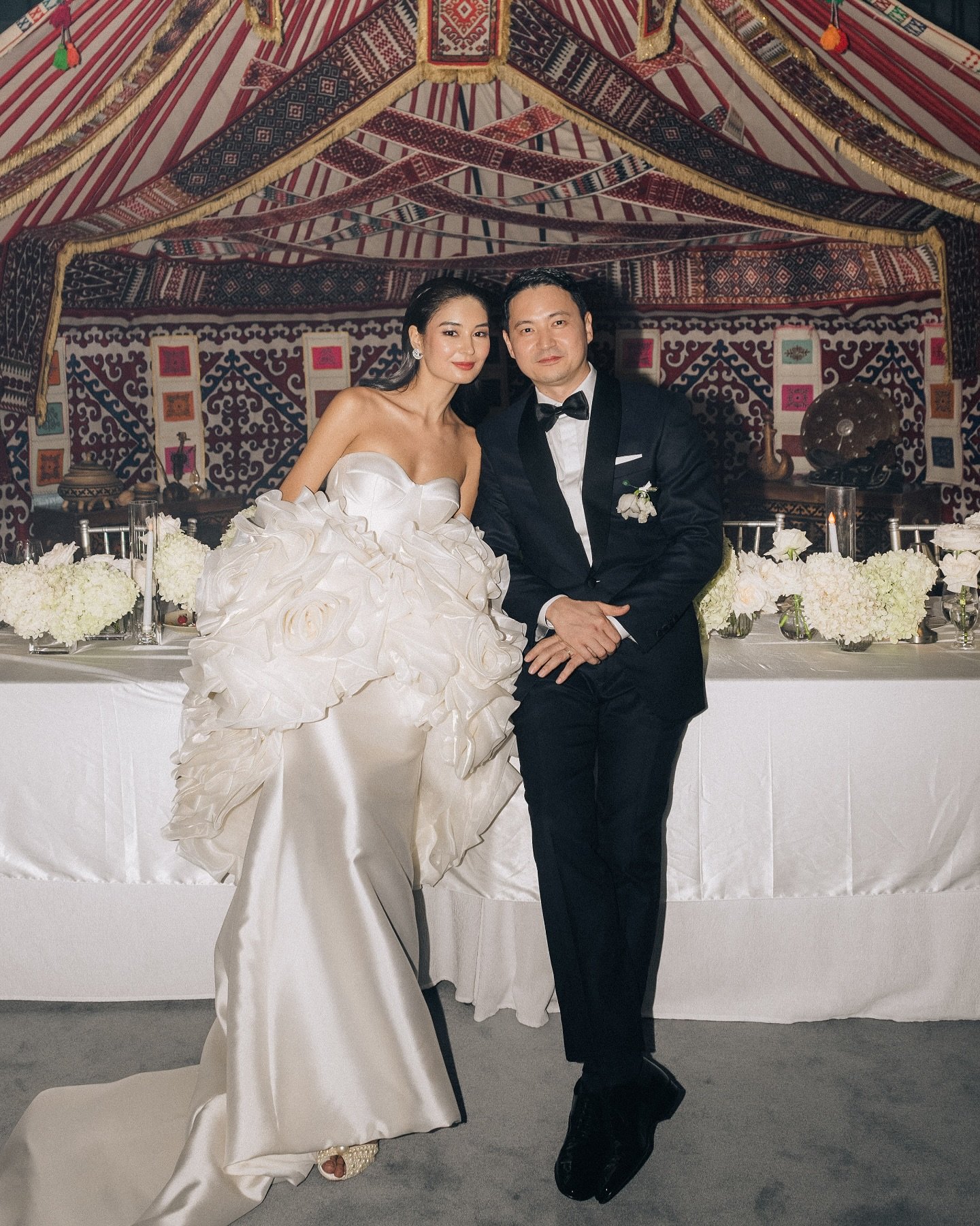 The Kazakh Wedding &ndash; Our stunning couple dressed in @theivorybridal and @joestailoring

Venue: @fullertonbayhotelsg
Wedding Planner: @thewildestgroup
Photography: @josedanielretrato
Videography: @josedanielretrato
Makeup: @vickyangmakeup from @