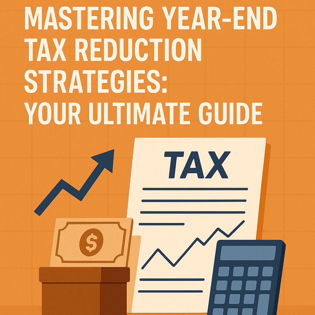 Mastering Year-End Tax Reduction Strategies: Your Ultimate Guide