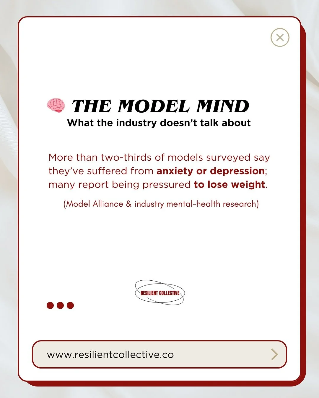 The Model Mind🧠
What the industry does not talk about. 

#modelindustry #fashionindustry #ethical #modelagency