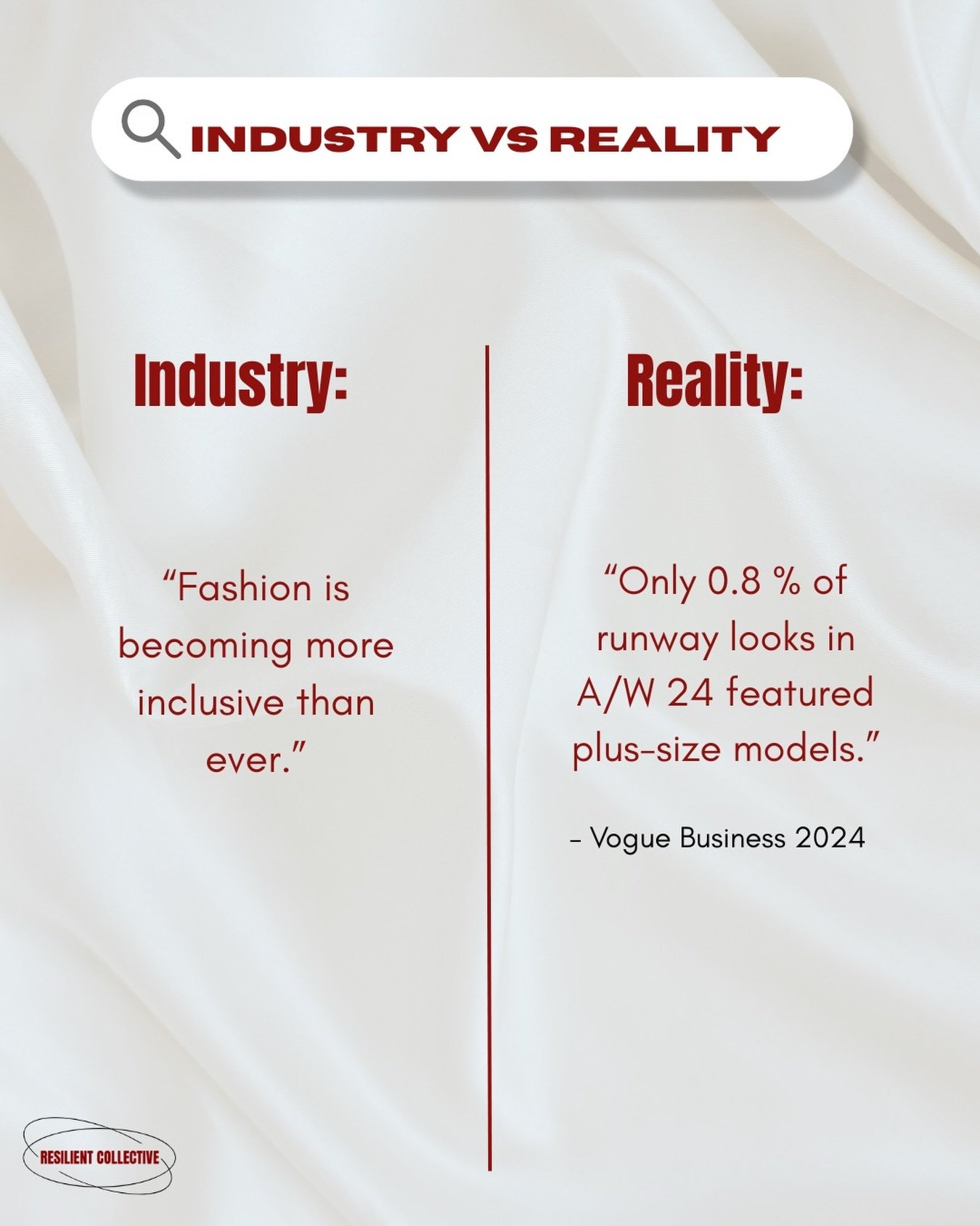 🖤Inclusivity is not as it seems.

- @voguebusiness