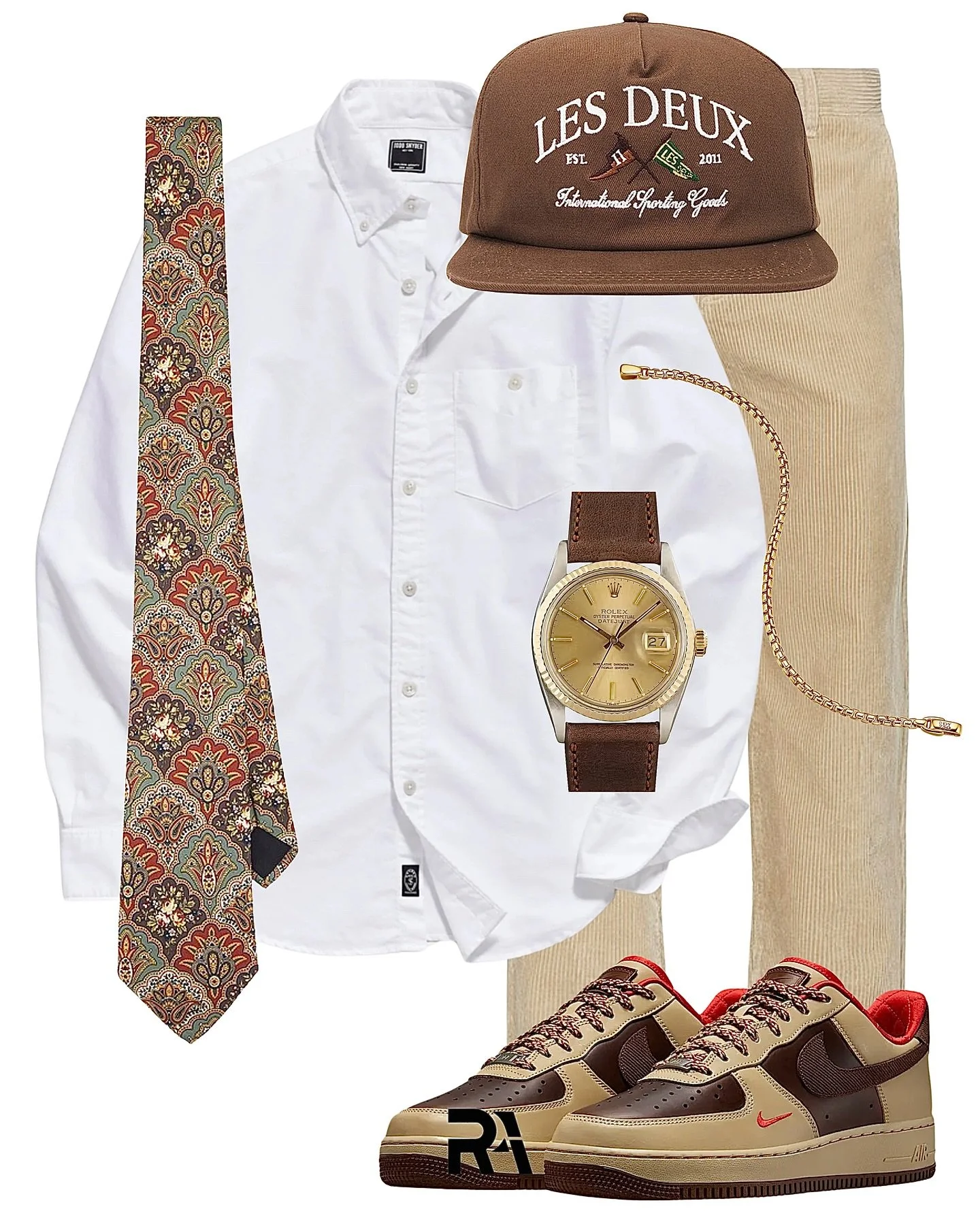 Les Deux for the New Year 🙌🏼 @lesdeux Comment &ldquo;BROWN&rdquo; for links sent straight to your inbox 📥 All outfits can be shopped through links in our stories, or our website: runwayathlete.com #mensfashion #sports #virtualstylist #personalstyl