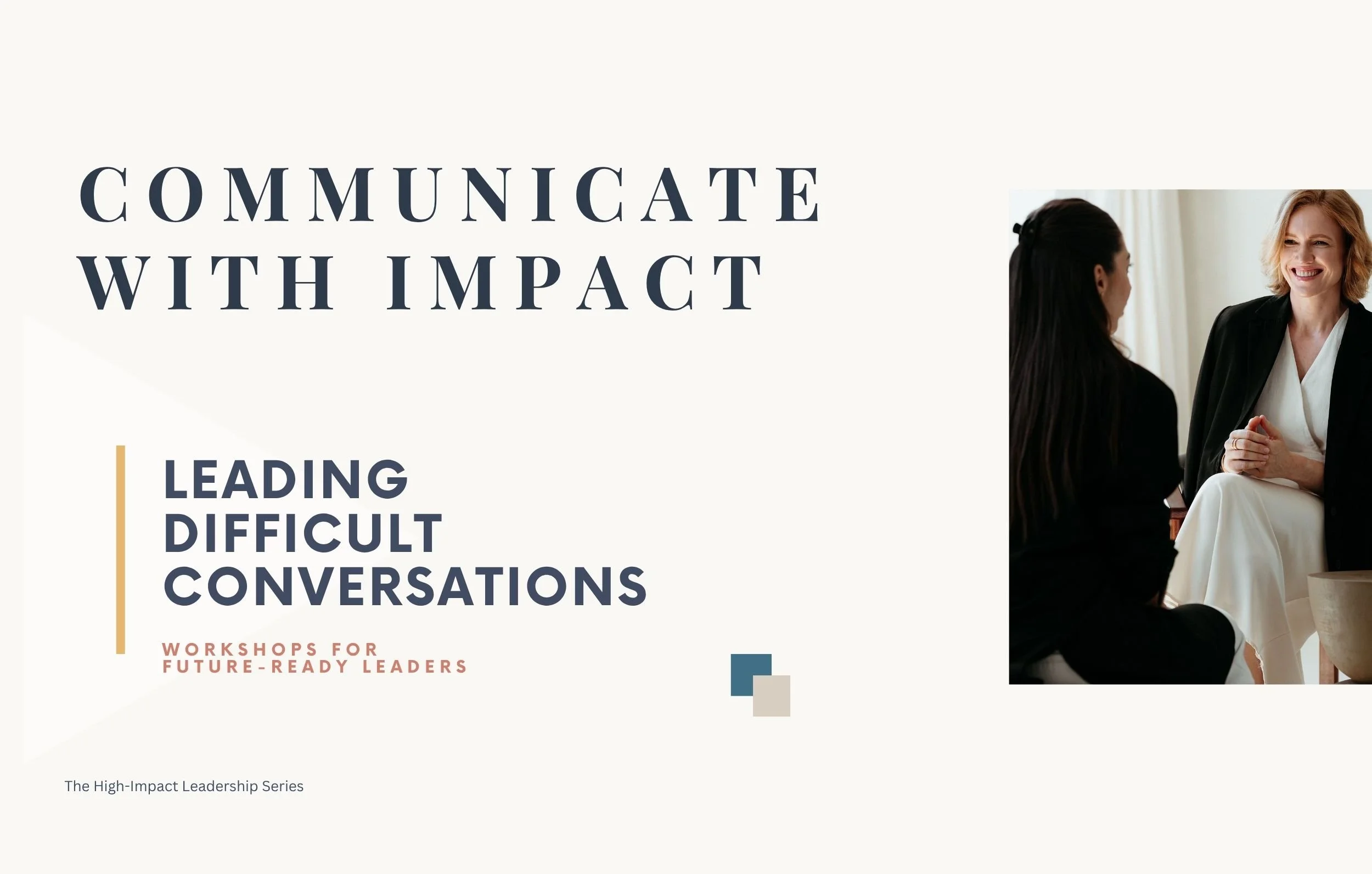 Communication workshops for future ready leaders