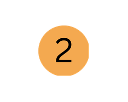 Number 2 inside a gold circle on a white background.
