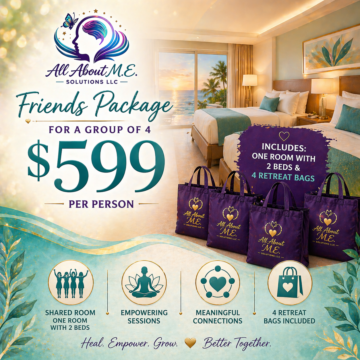 Friends Package: Gals & Giggles Experience