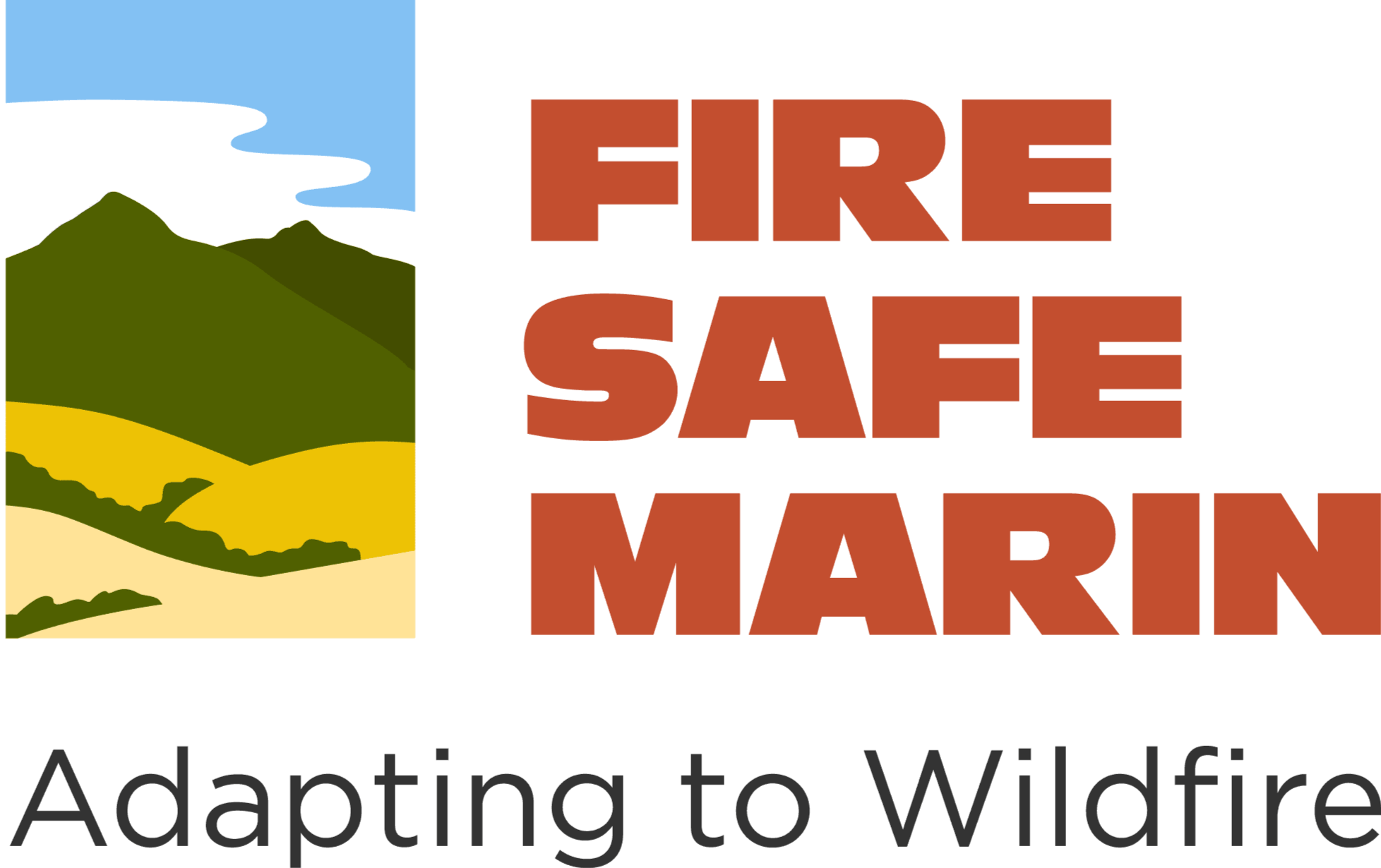 Fire Safe Marin Adapting to Wildfire Logo
