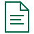A simple line drawing of a sheet of paper with text lines and a fold at the top right corner.