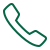 A classic green telephone receiver with a cord.