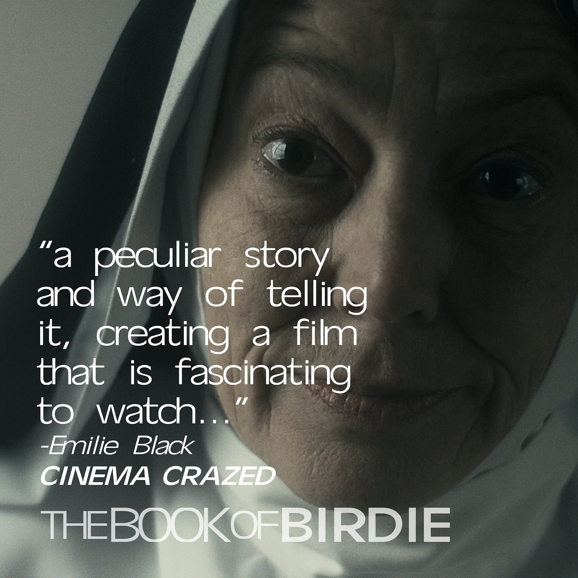 Film review quote: A peculiar story and way of telling it