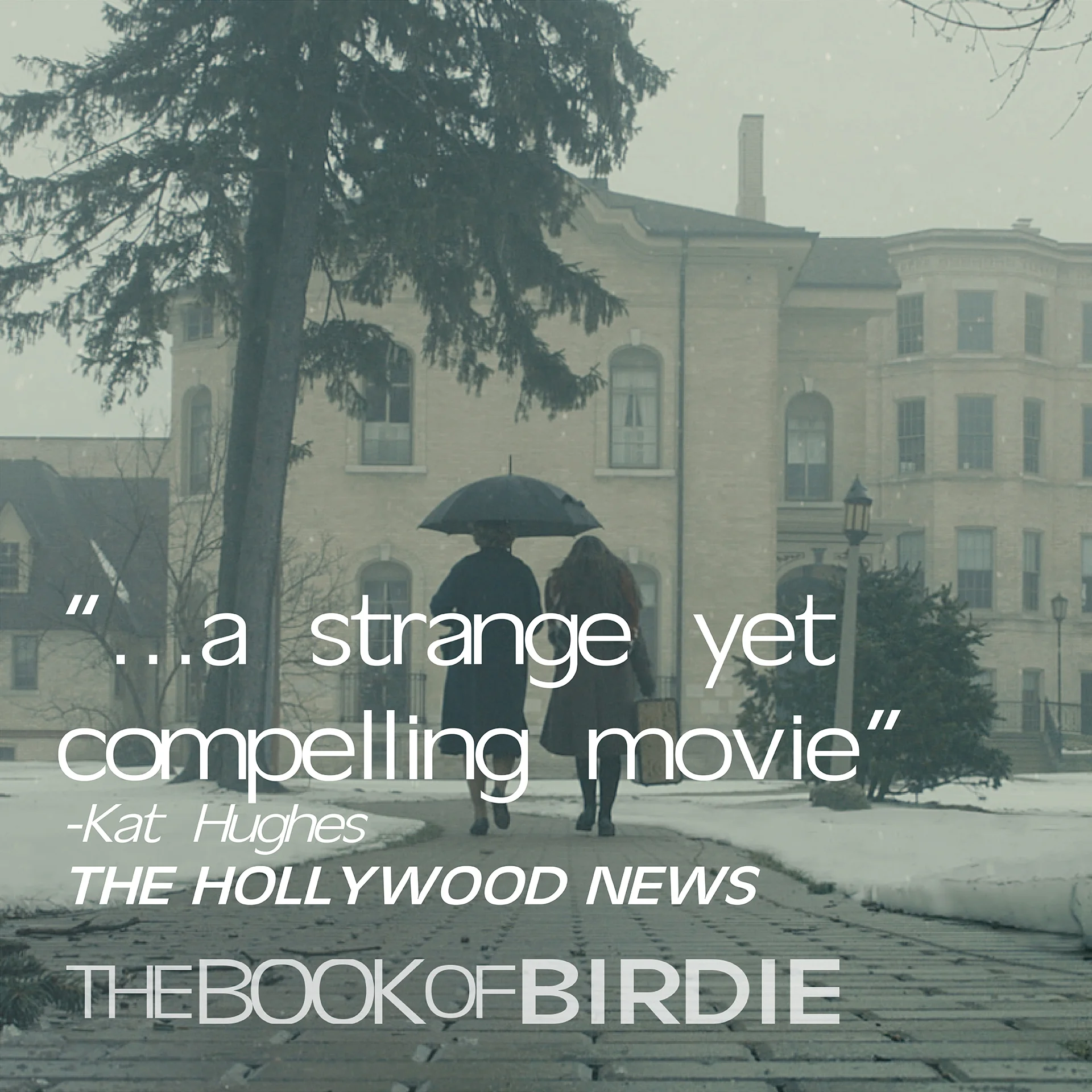 Film review quote: Strange yet compelling movie 