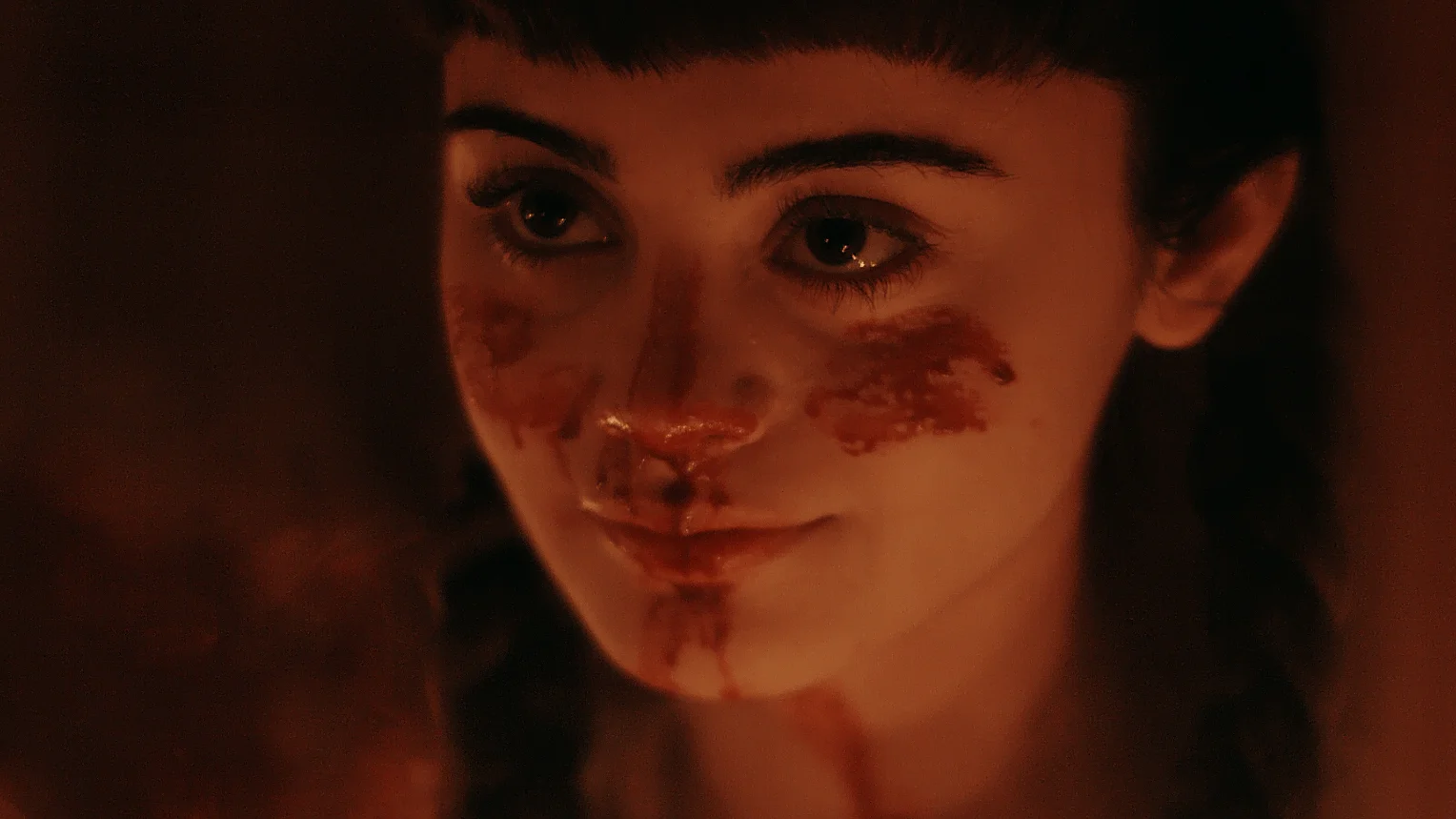 The Book of Birdie - Birdie with blood on face