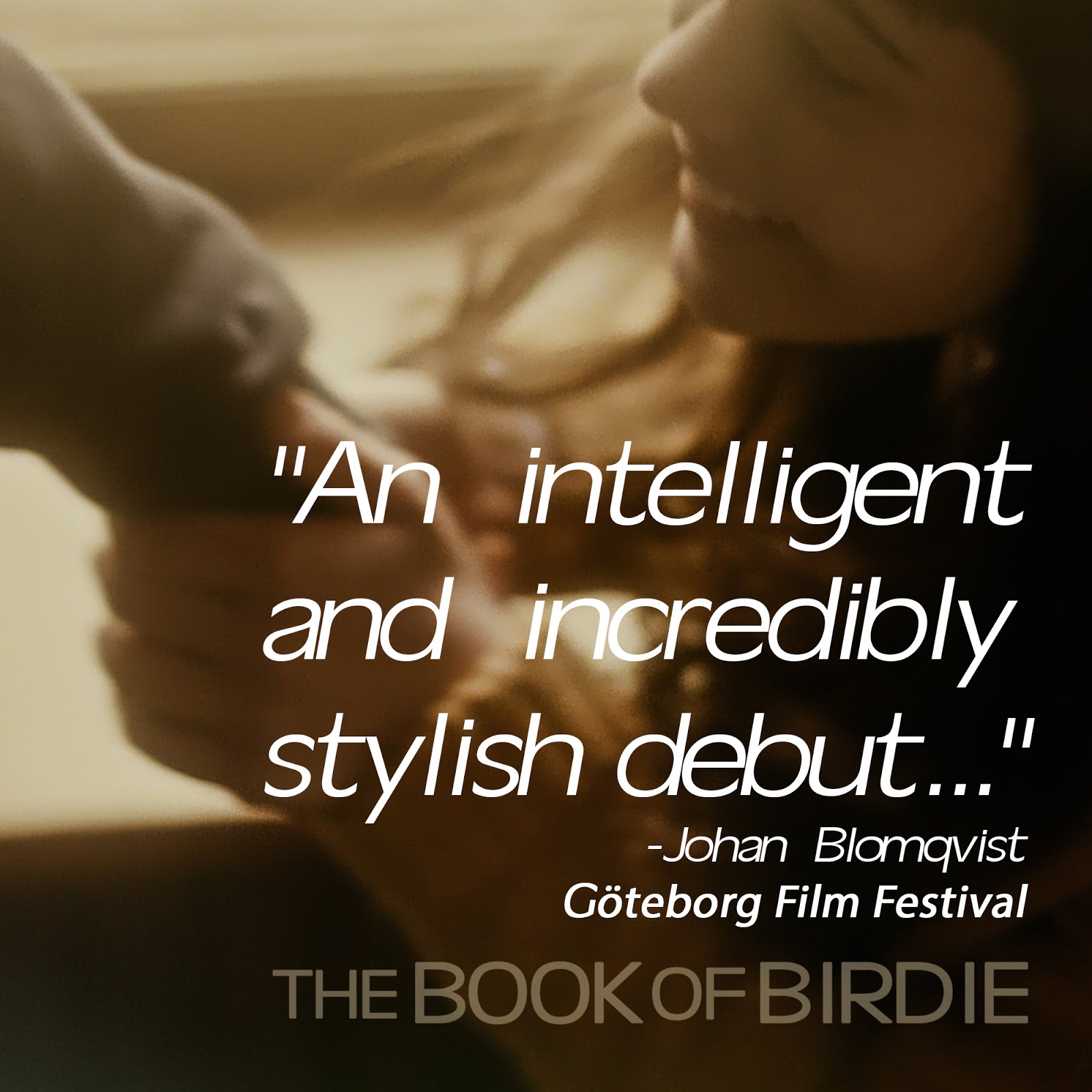 Film review quote: An intelligent and incredibly stylist debut