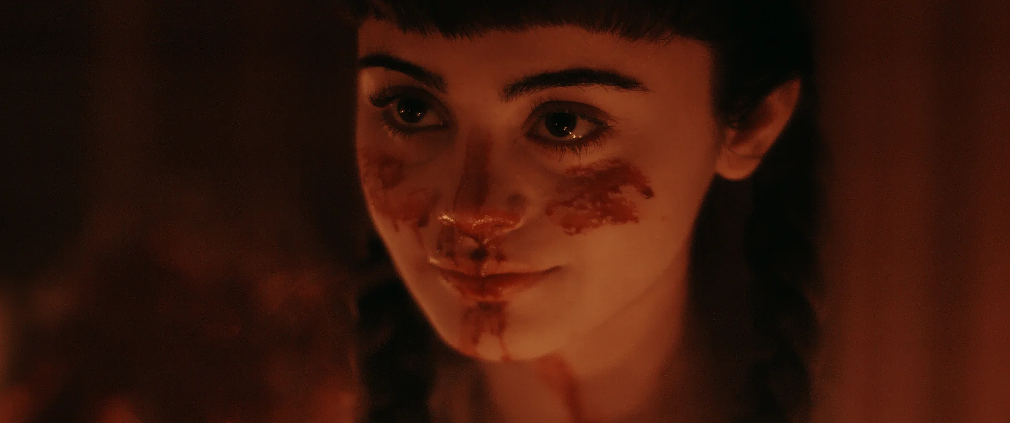 The Book of Birdie - Birdie with blood on face