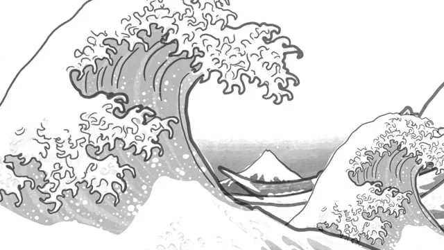 Hokusai - Beyond the Great Wave Storyboard for FGreat | The British Museum