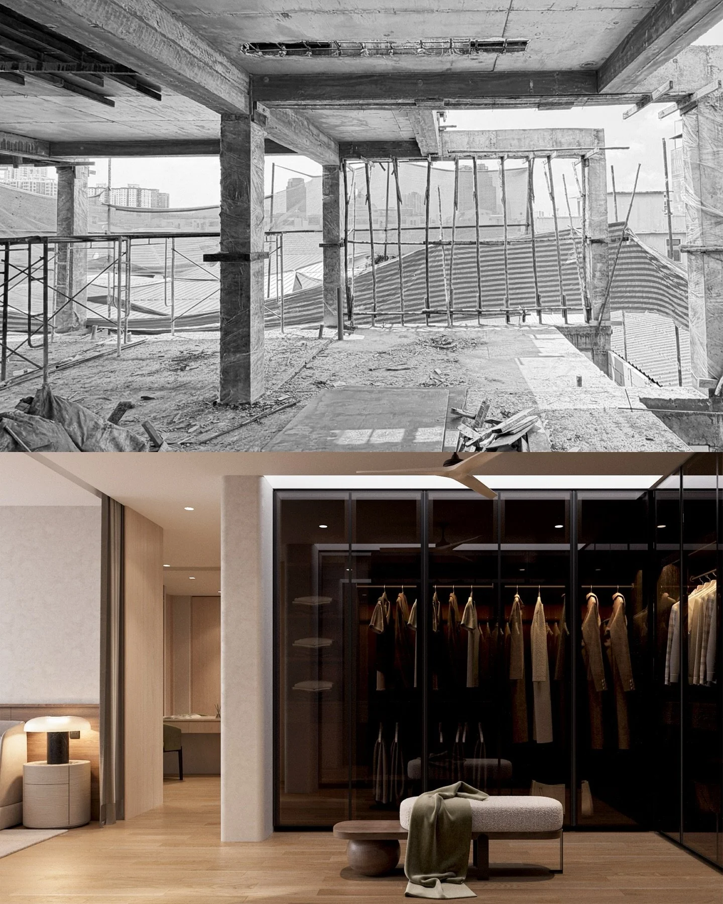 This comparison highlights the transition from a concrete shell to a curated living environment, emphasizing how precision in design dictates the integrity of the final physical space.

.
.
https://www.fractal-studios.com/works