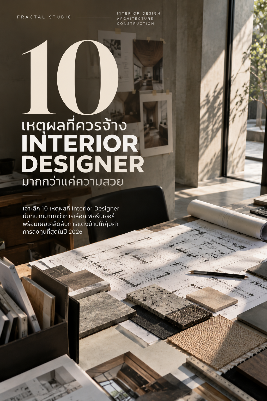 10 เหตุผลที่ควรจ้าง Interior Designer 